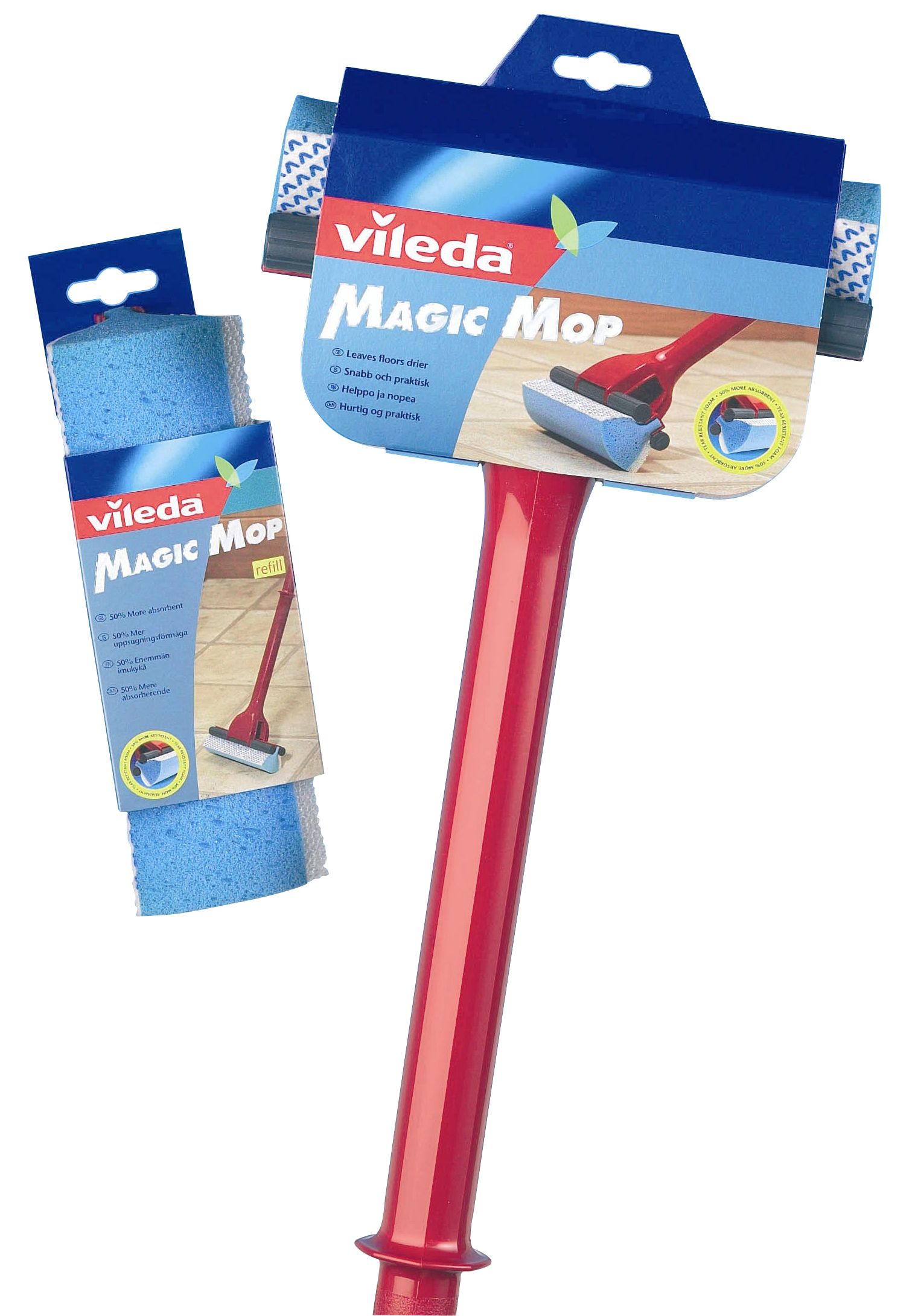 Vileda Magic 3 Action Mop Departments DIY at B&Q
