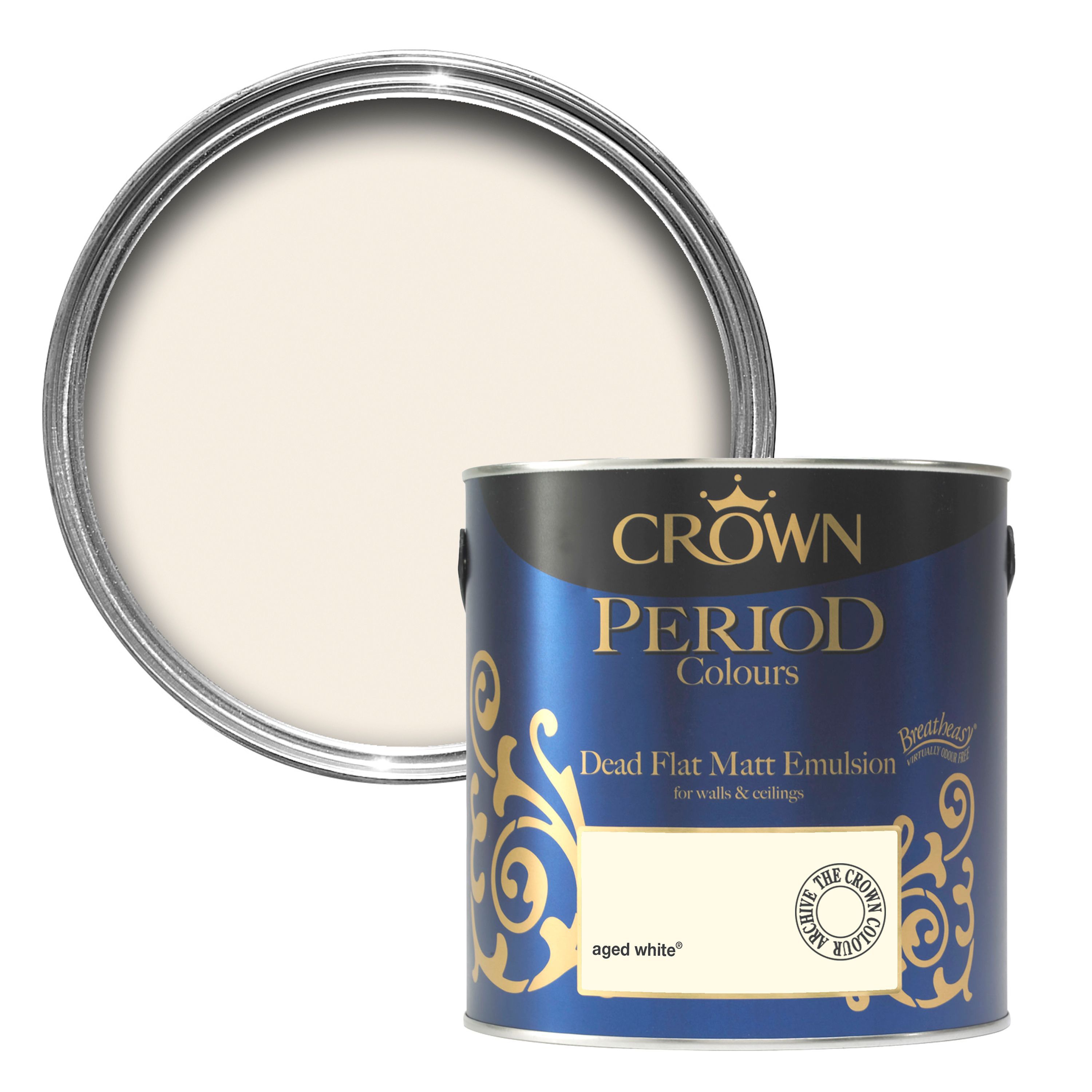 Crown Breatheasy® Brilliant White Matt Emulsion Paint 10L Departments