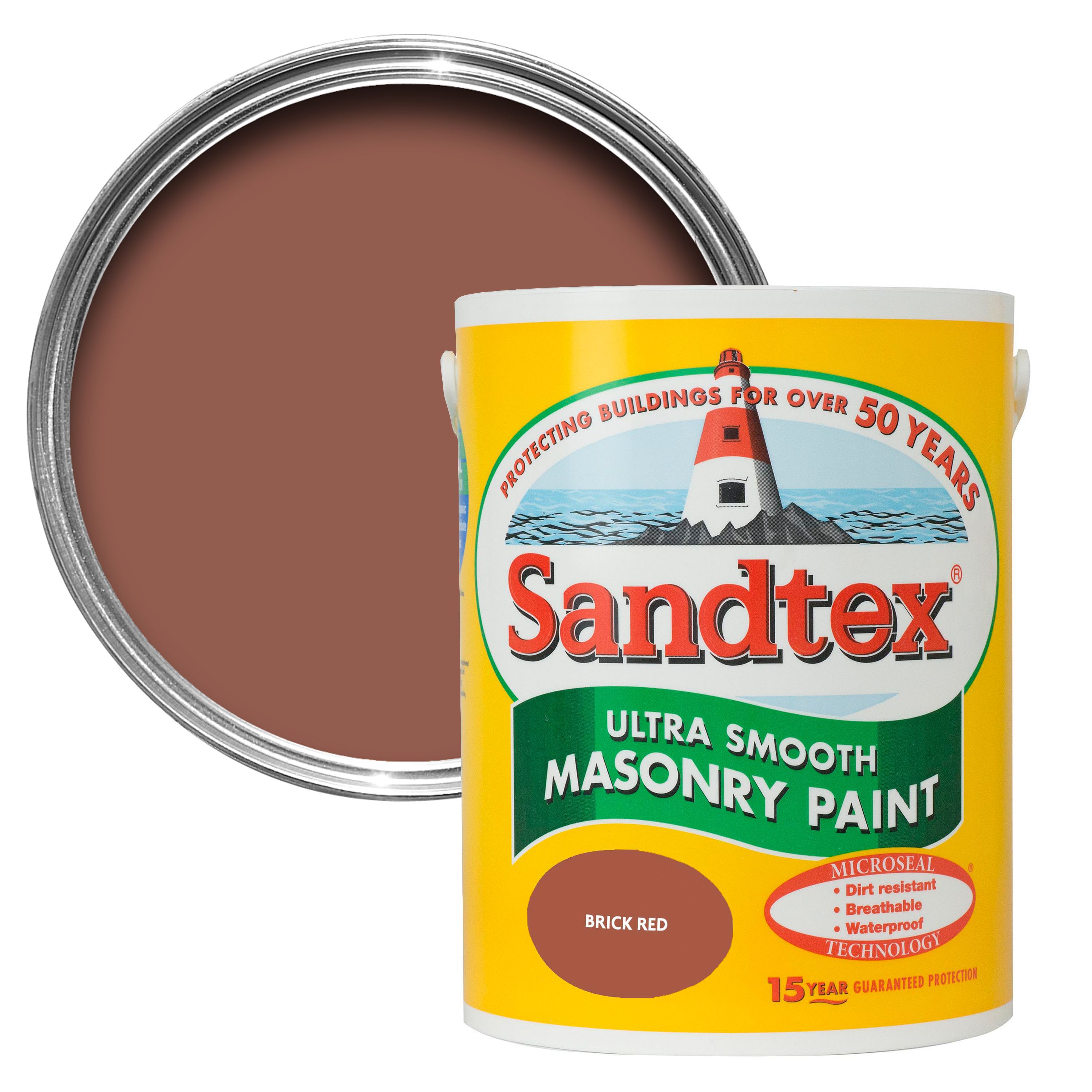 Sandtex Brick Red Matt Masonry Paint 1L | Departments | DIY at B&Q