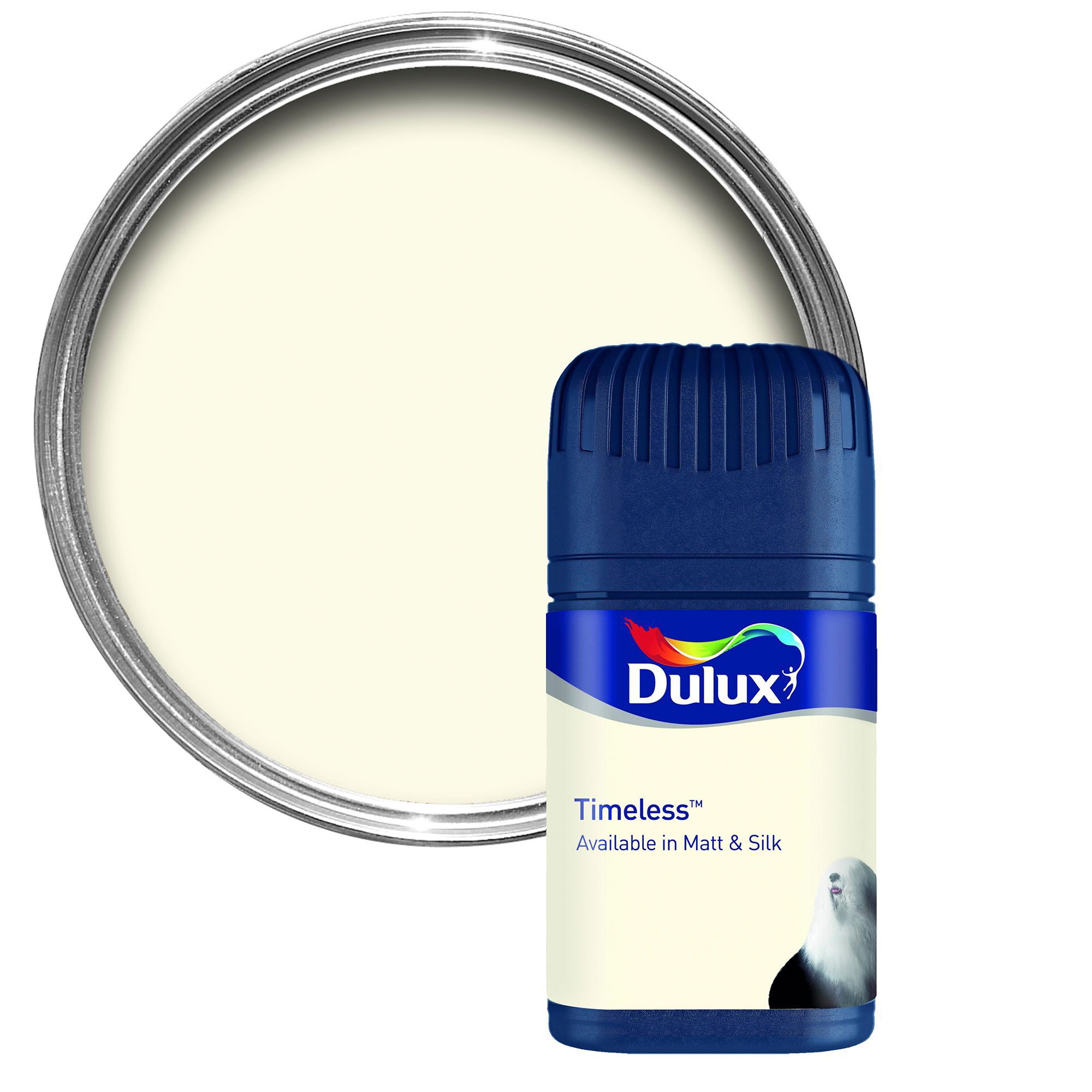 Dulux Timeless Matt Emulsion Paint 50ml Tester Pot Departments DIY at B&Q