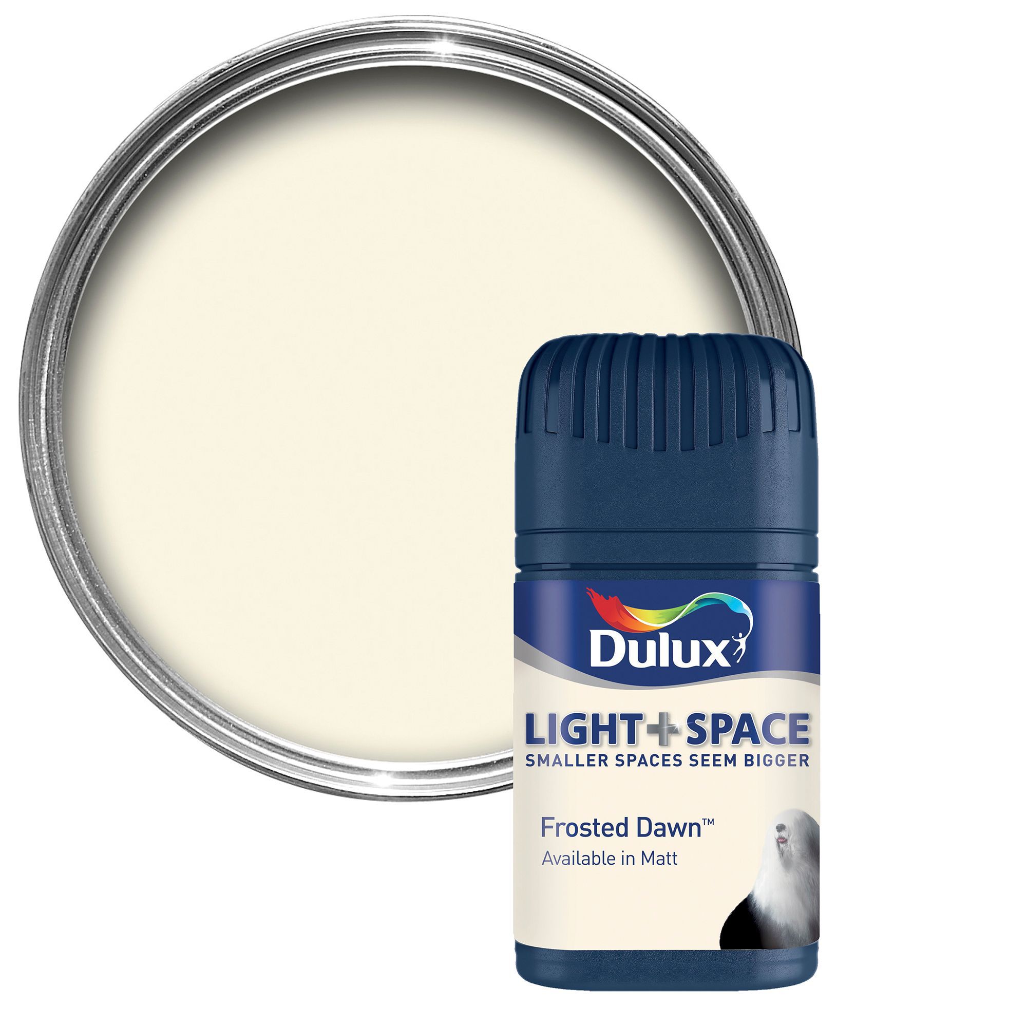 Dulux Light & Space Frosted Dawn Matt Emulsion Paint 0.05L Tester Pot