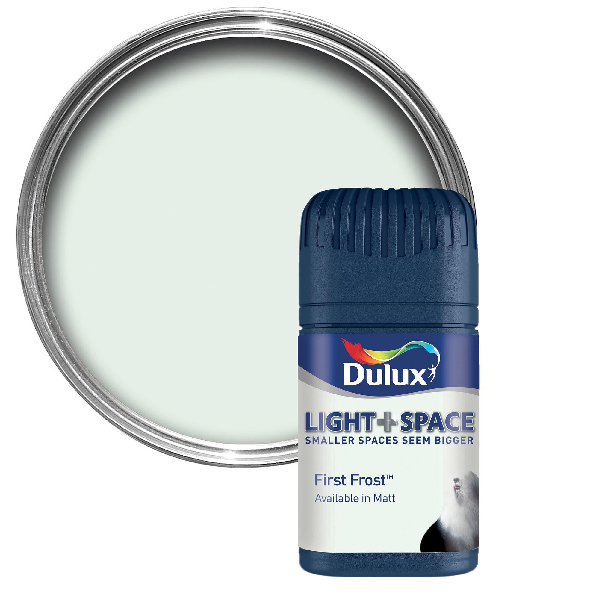 Dulux Light & Space First Frost Matt Emulsion Paint 0.05L Tester Pot