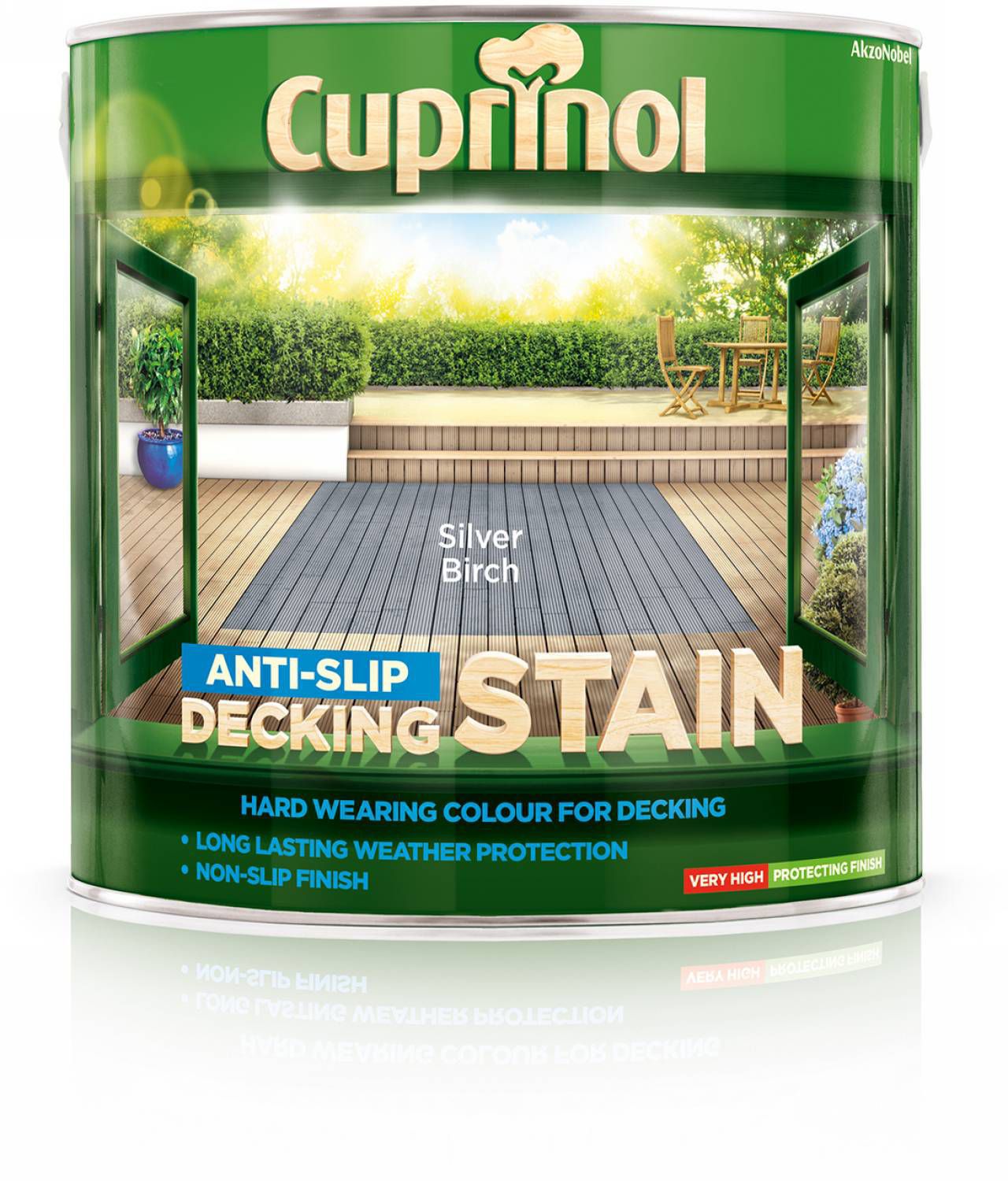 Cuprinol Silver Birch Matt Anti Slip Decking Stain 2.5L Departments