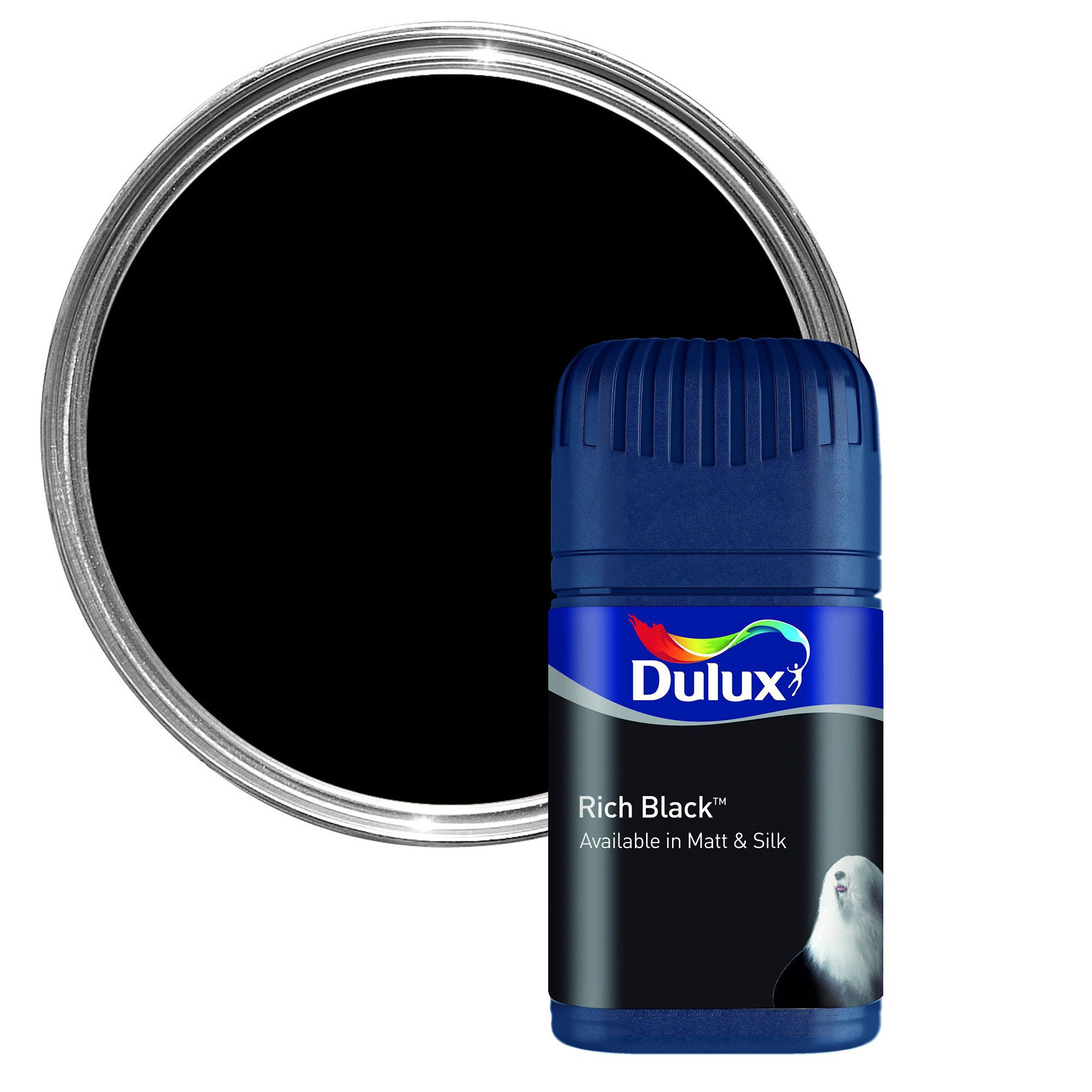 dulux-rich-black-matt-emulsion-paint-0-05l-tester-pot-departments