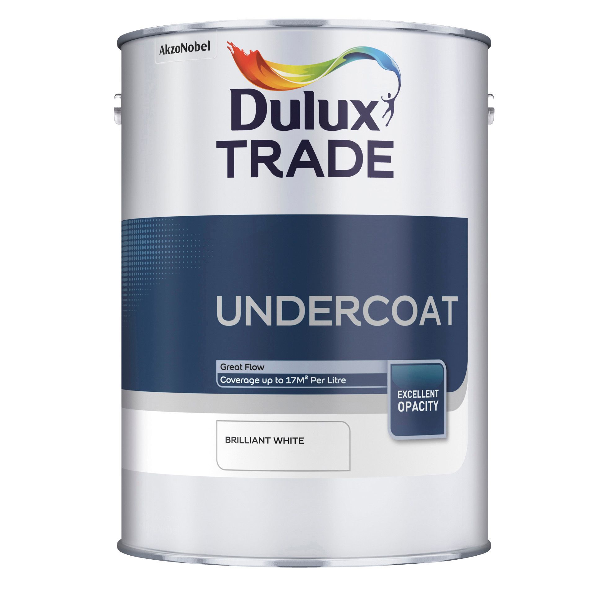 Dulux Trade Brilliant White Undercoat 2.5L Departments DIY at B&Q