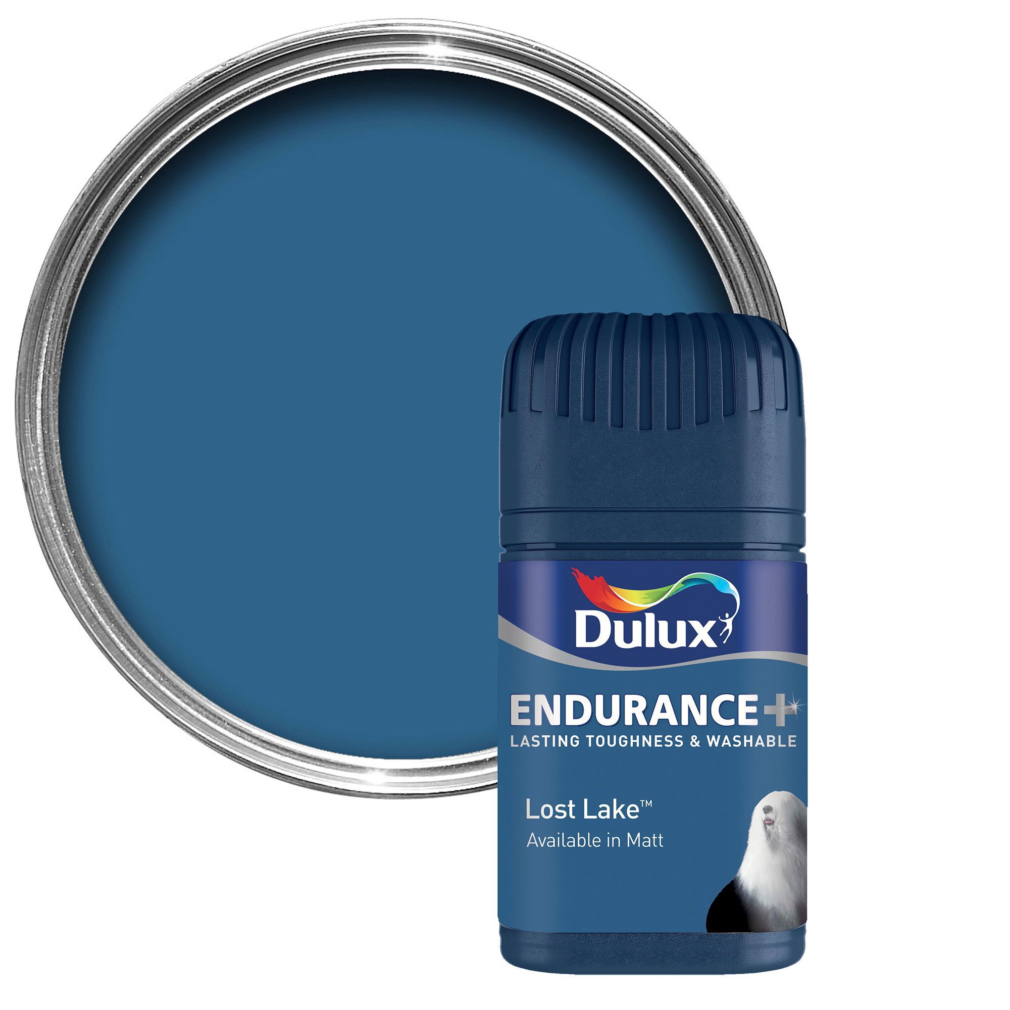 Dulux Endurance Lost Lake Matt Emulsion Paint 50ml Tester Pot