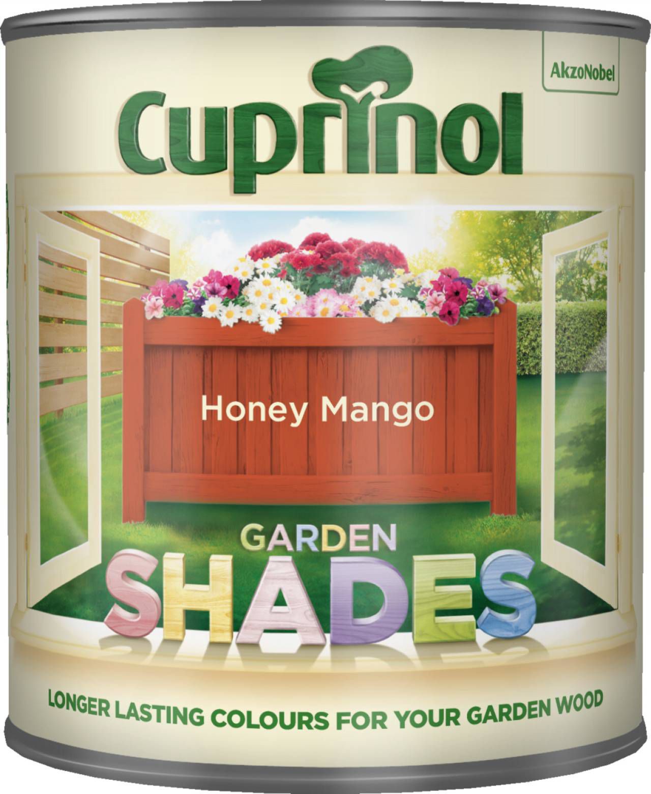 Cuprinol Garden Shades Honey Mango Matt Wood Paint 1L Departments