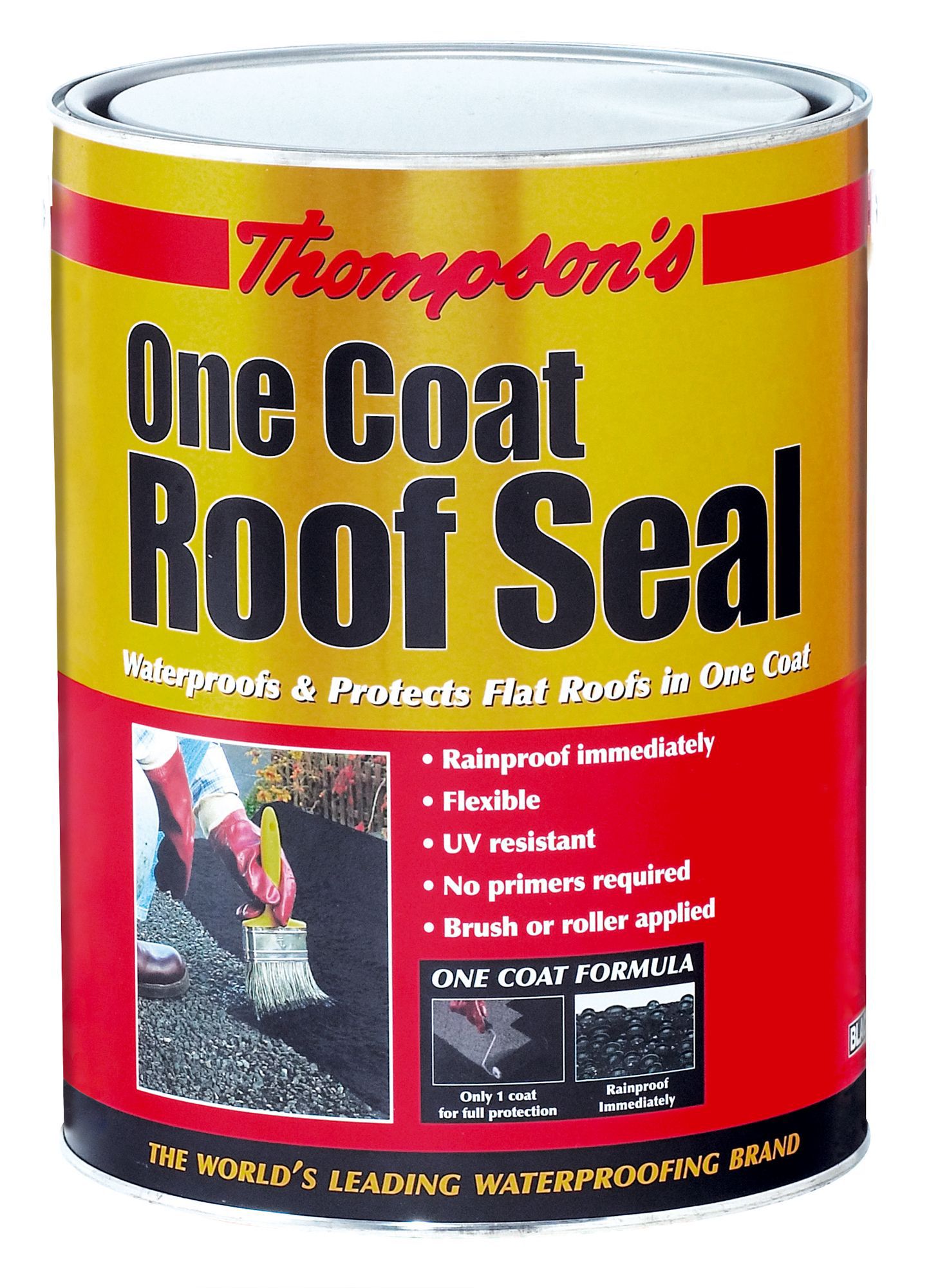 Thompson s Roof Seal Black Roof Sealant 5L Departments DIY At B Q