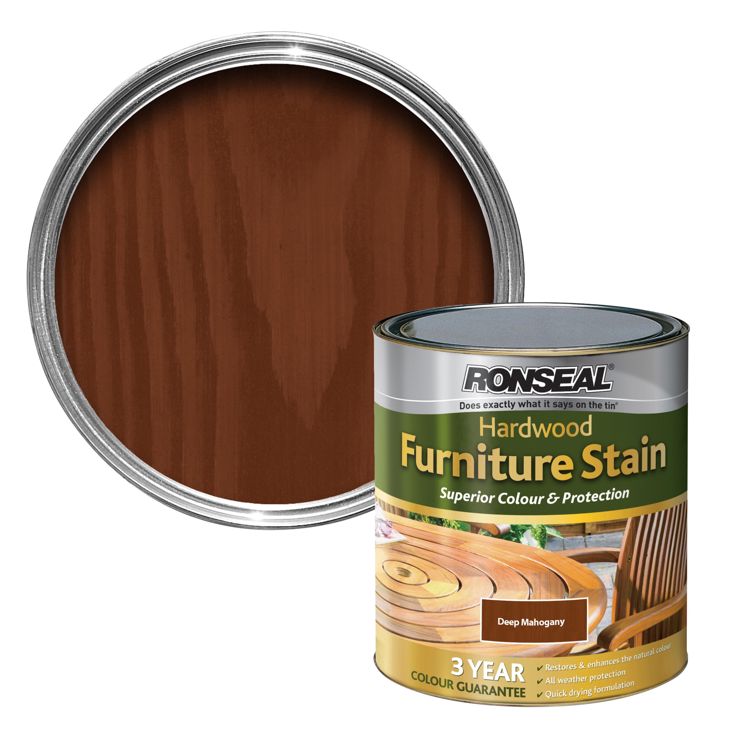 Colours Timbercare Dark Brown Shed & Fence Stain 5L Departments DIY