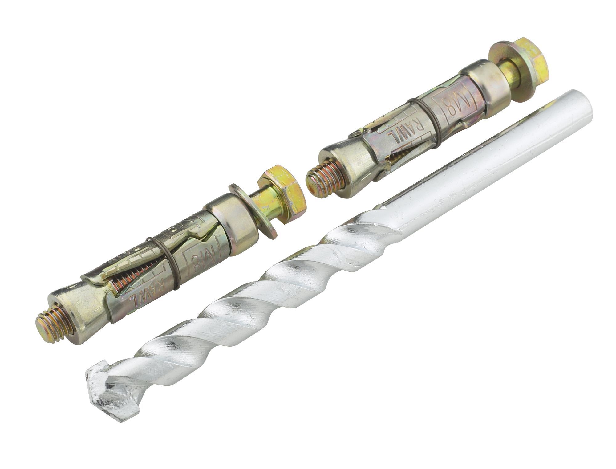 Rawlplug Metal Anchor Bolt, Pack of 2 Departments DIY at B&Q