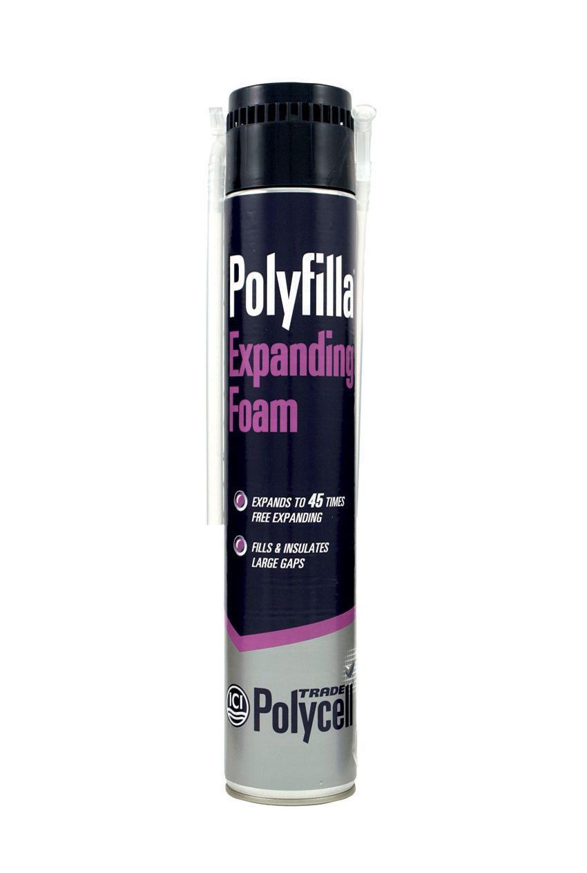 Polycell Polyfilla Expanding Foam 750 ml Departments DIY at B&Q