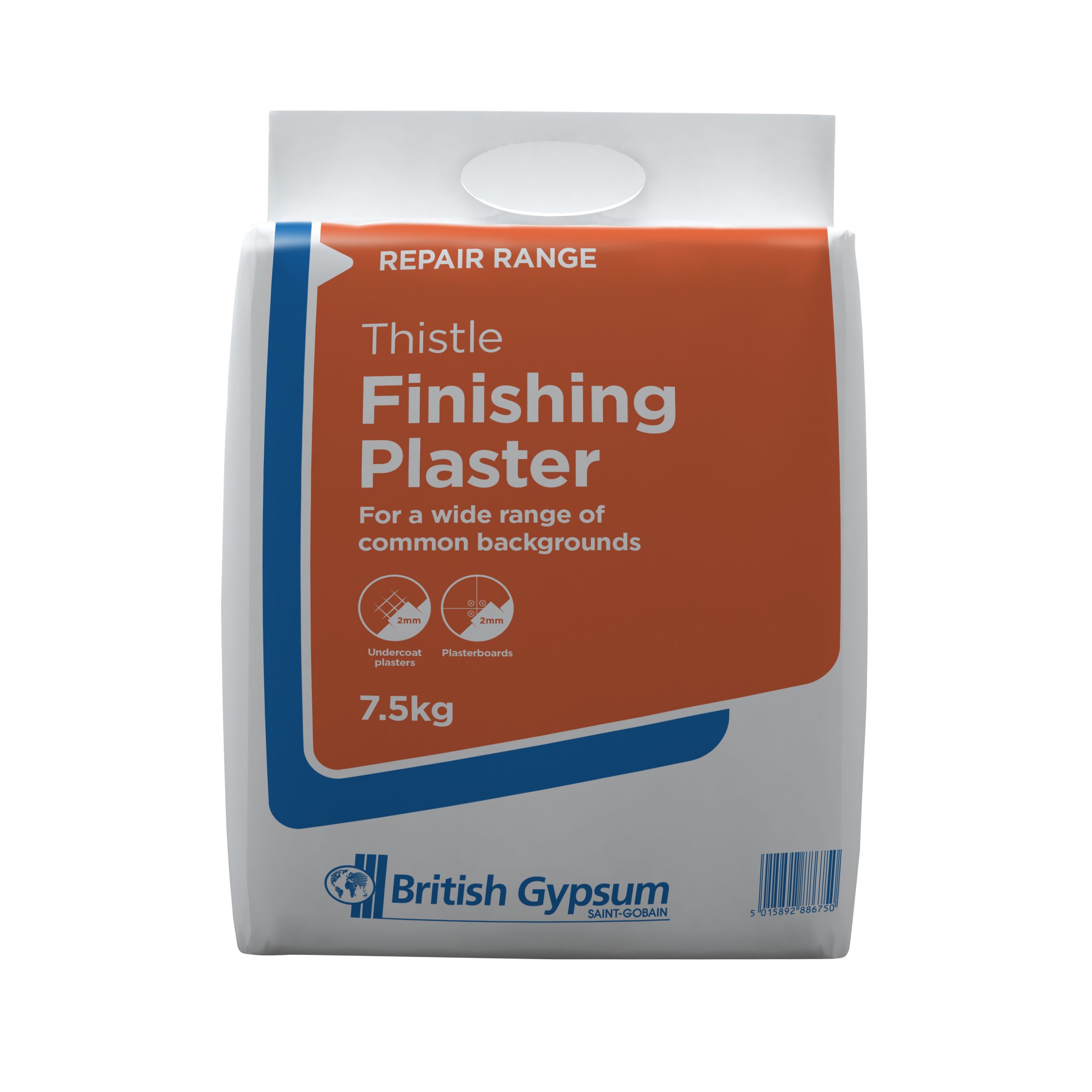 Thistle Quick Dry Finishing Plaster 7.5kg Departments TradePoint