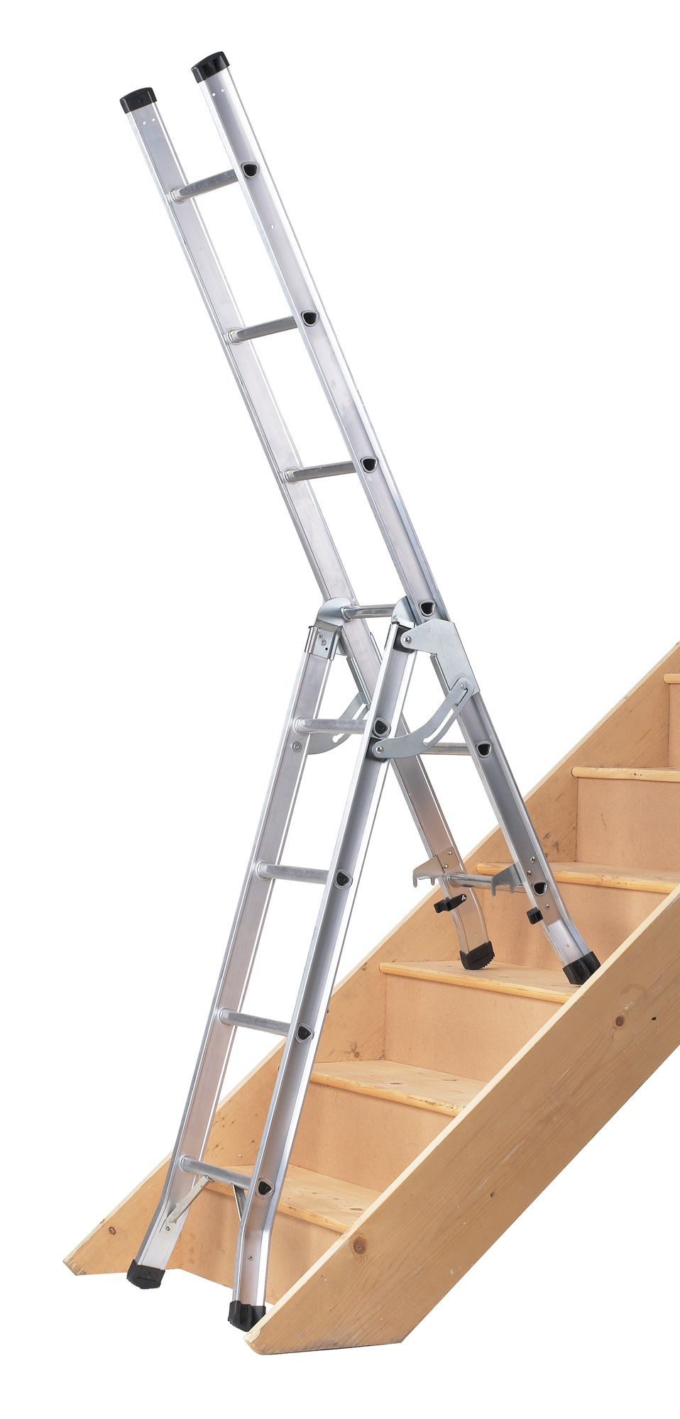 Abru 3-Way 11 Tread Combination Ladder | Departments | DIY At B&Q