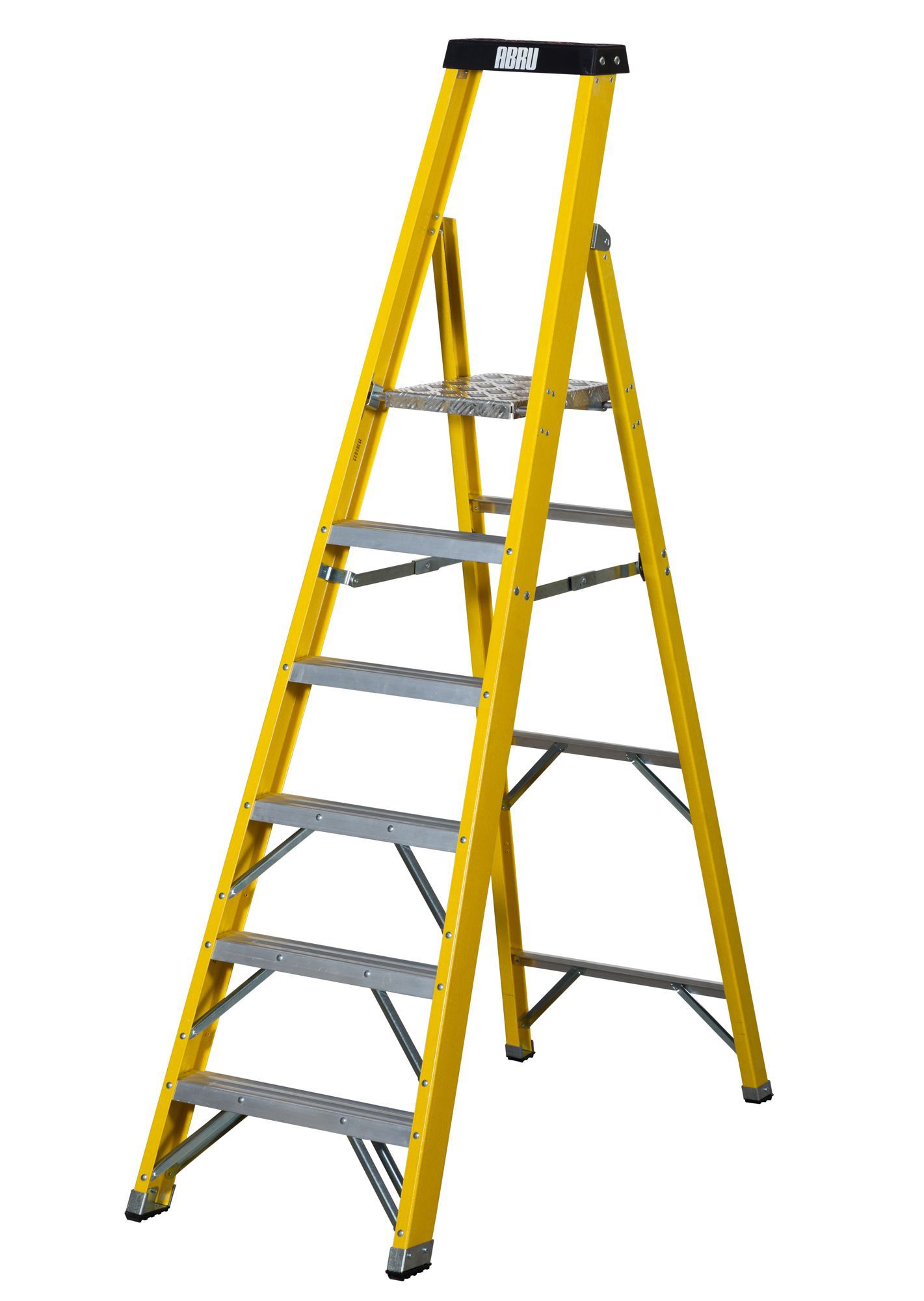 Werner 6 Tread Fibreglass Step Ladder | Departments | DIY At B&Q