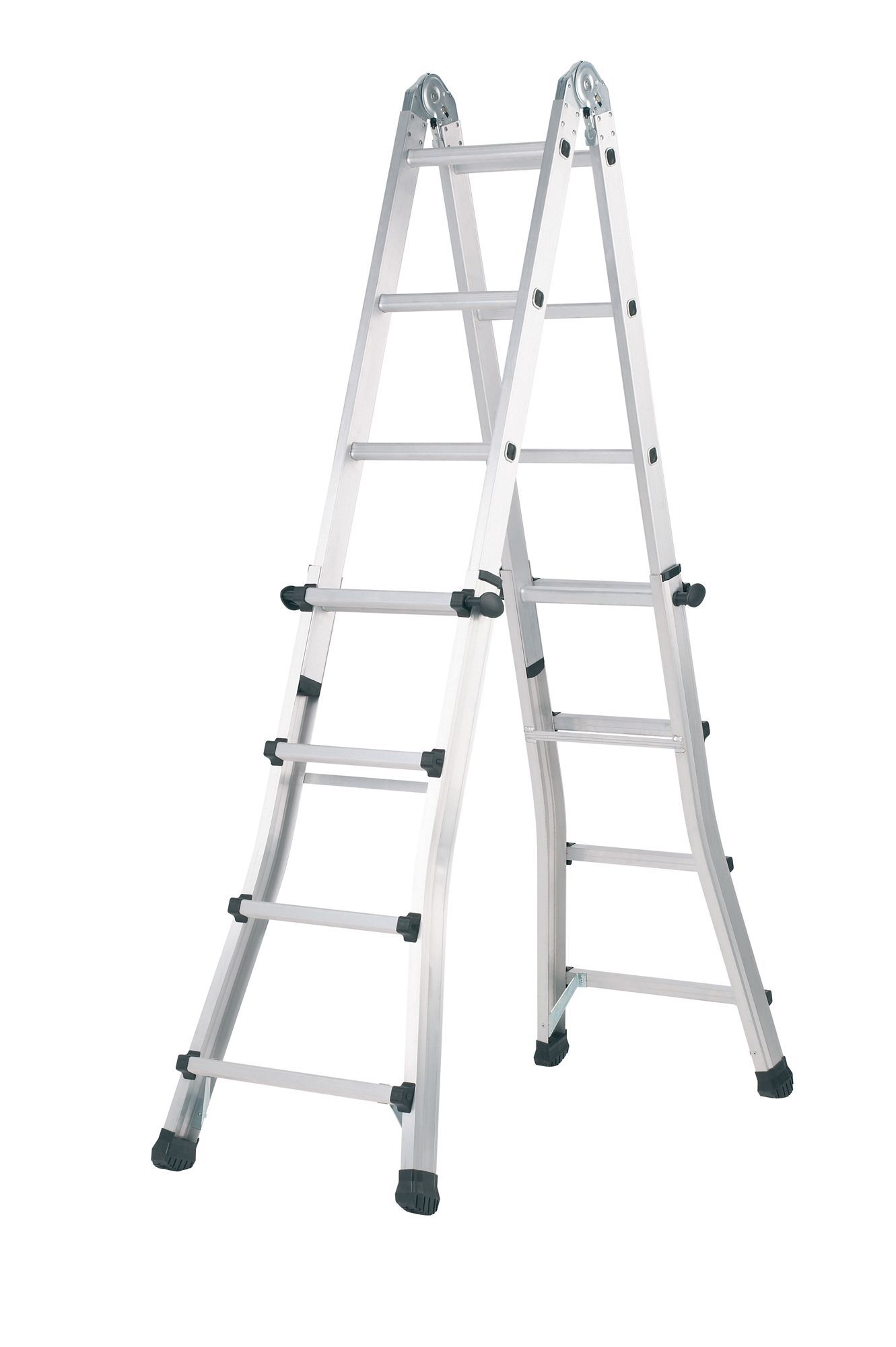 Werner Telescopic 4Way 16 Tread Combination Ladder Departments DIY at B&Q