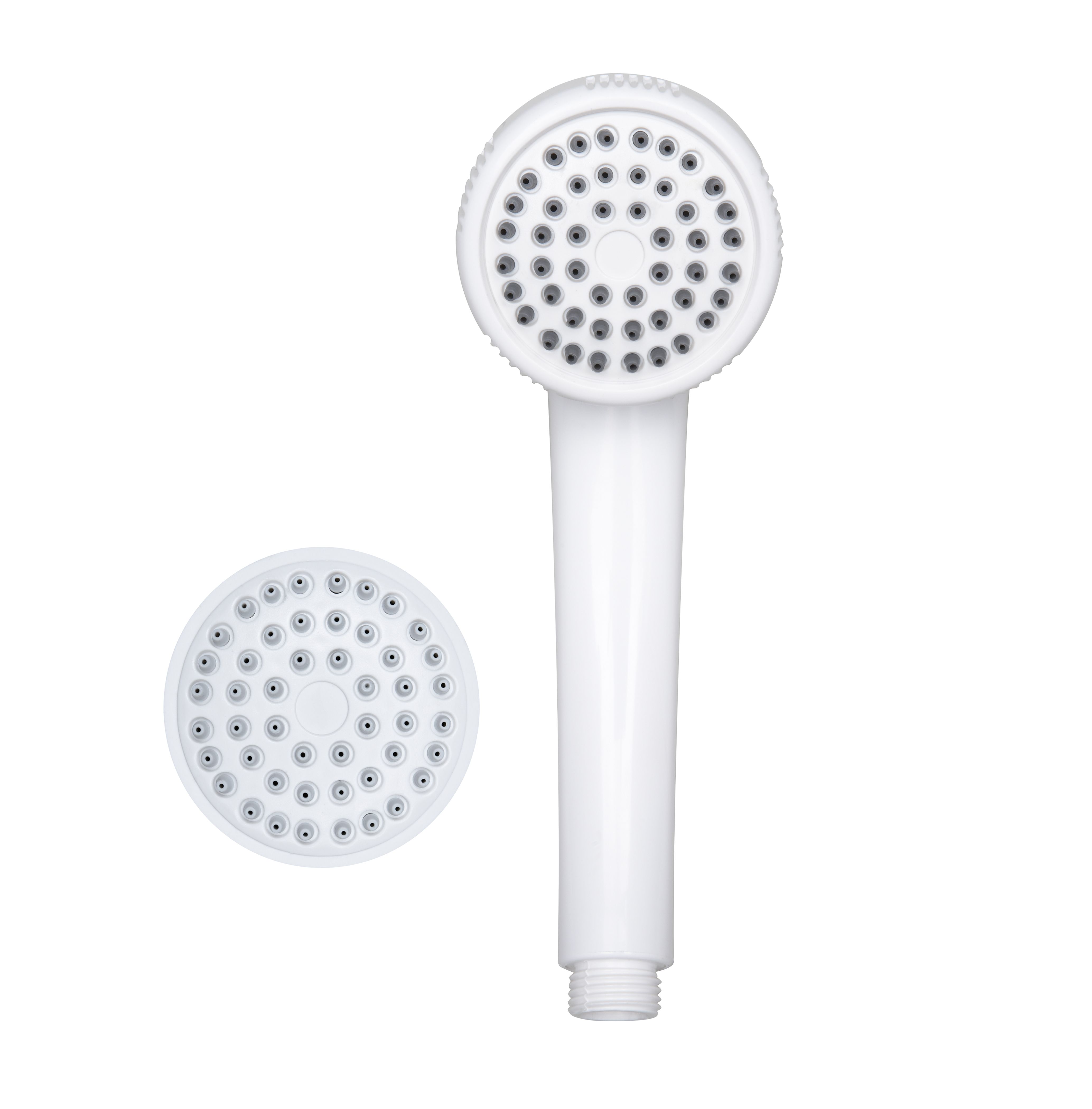 Aqualona 1 Spray White Shower Head Departments Diy At Bandq