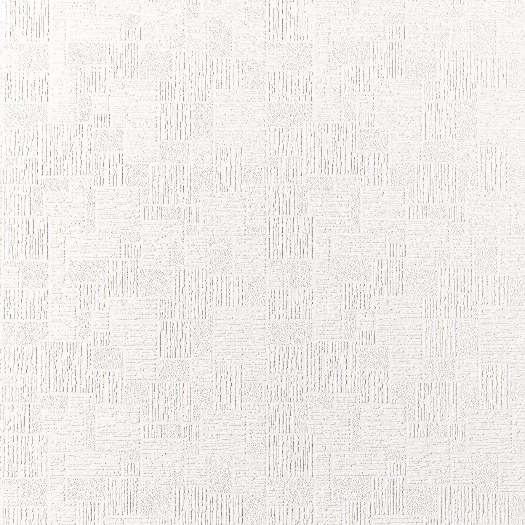 Graham & Brown Superfresco White Square Boxes Wallpaper | Departments