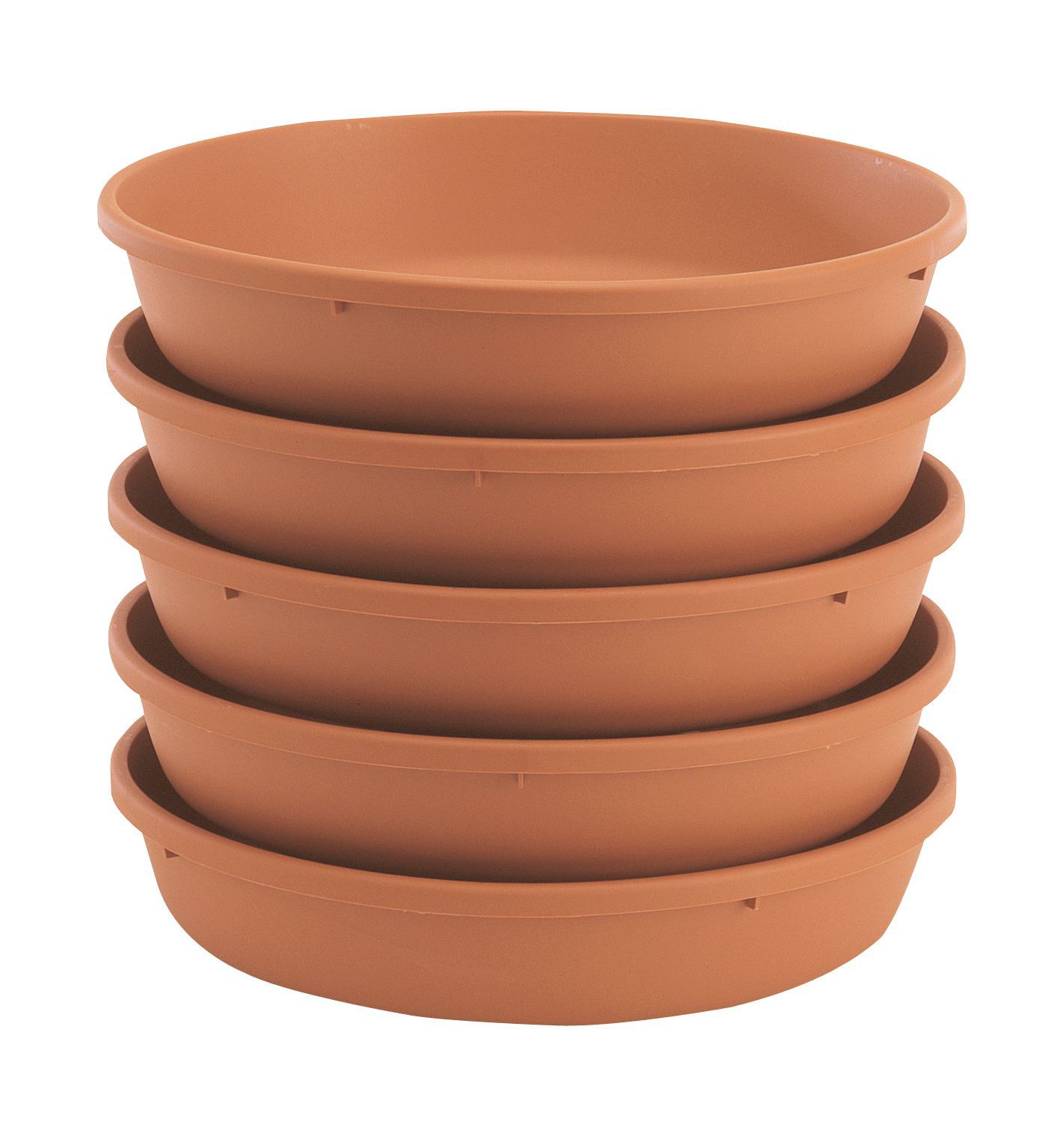 Square Top Round Base Plastic Planter (H)30cm (L)33cm 