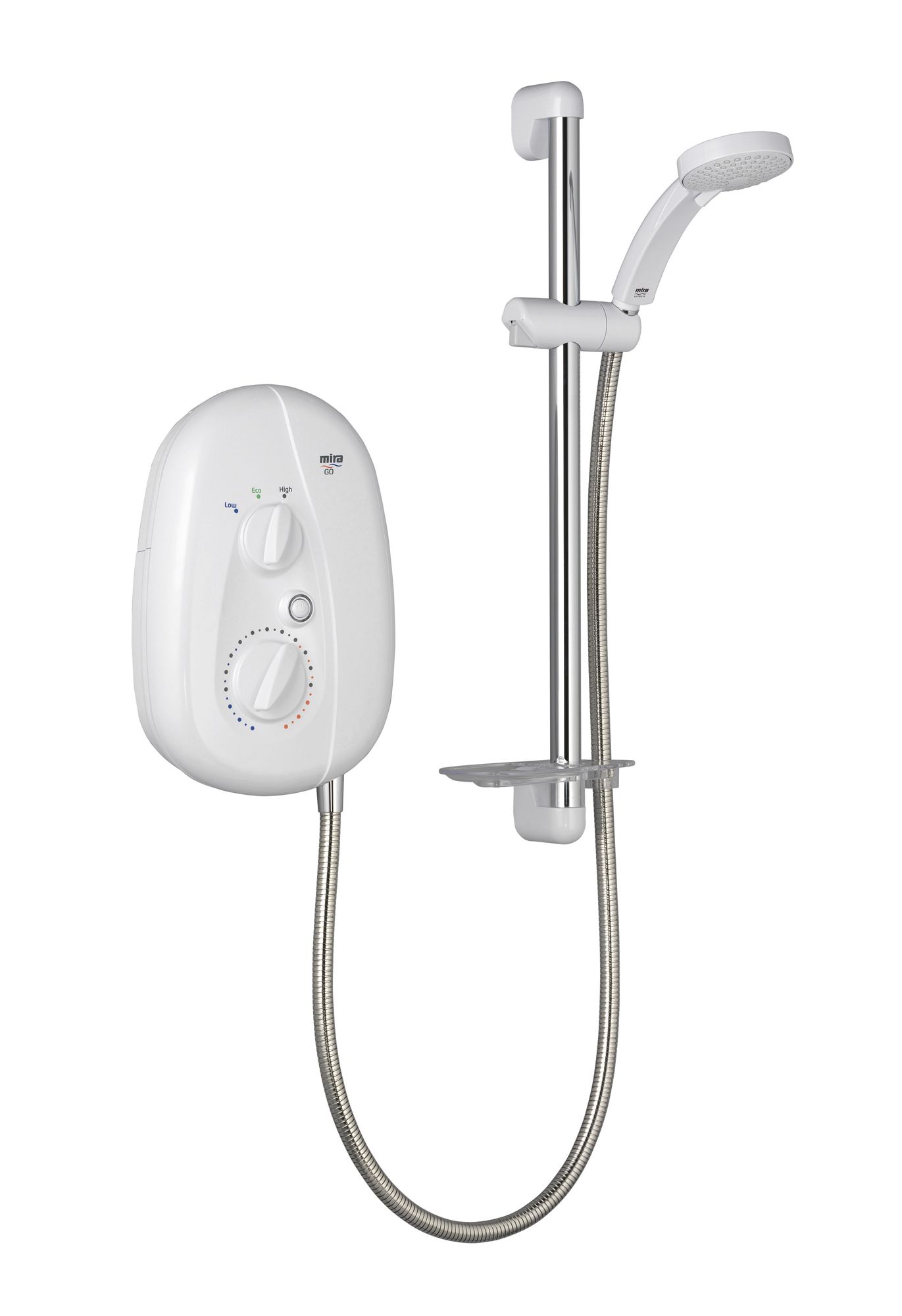 Mira Go 8.5kW Electric Shower, White Departments DIY at B&Q