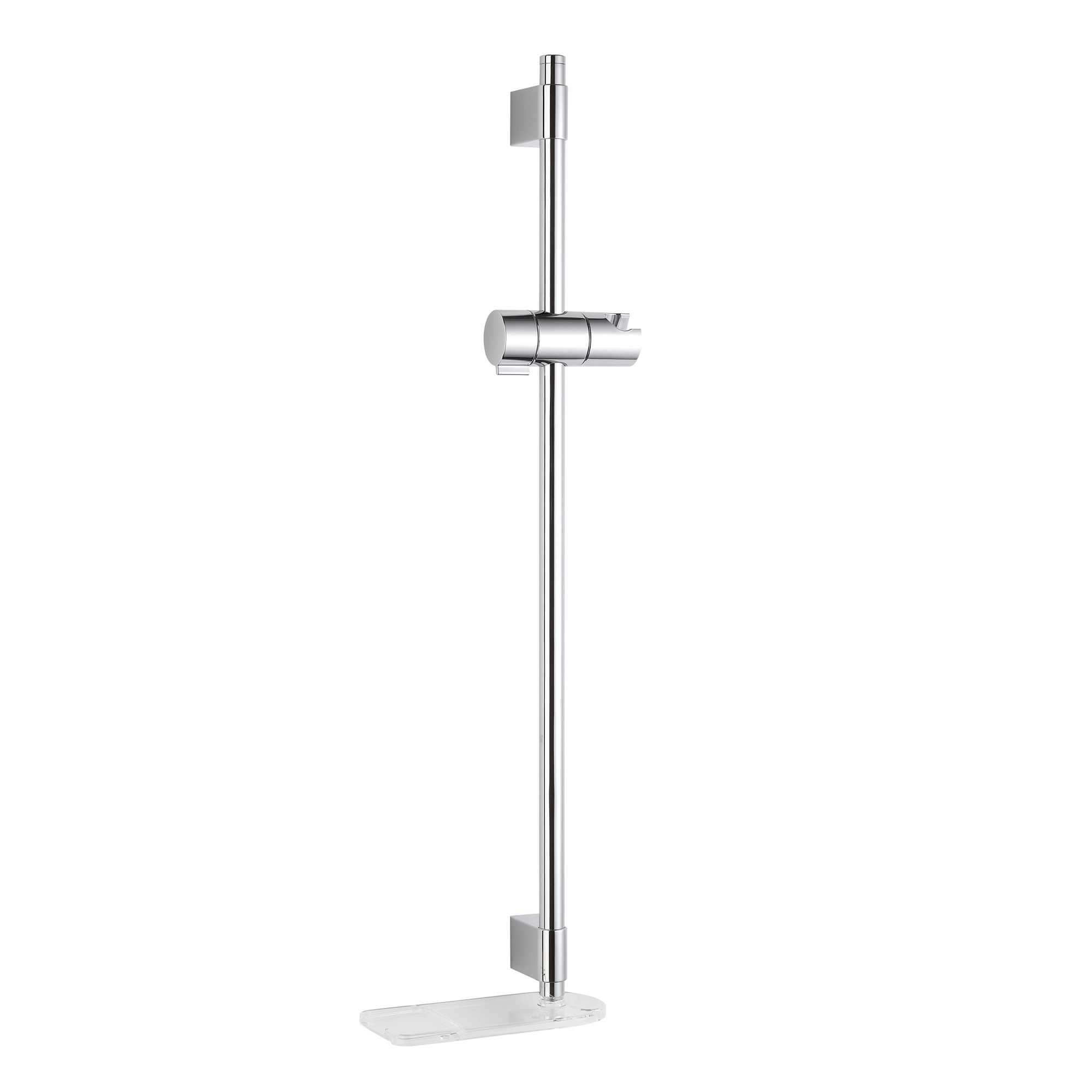 Mira Beat Silver Chrome Shower Riser Rail Departments DIY at B&Q
