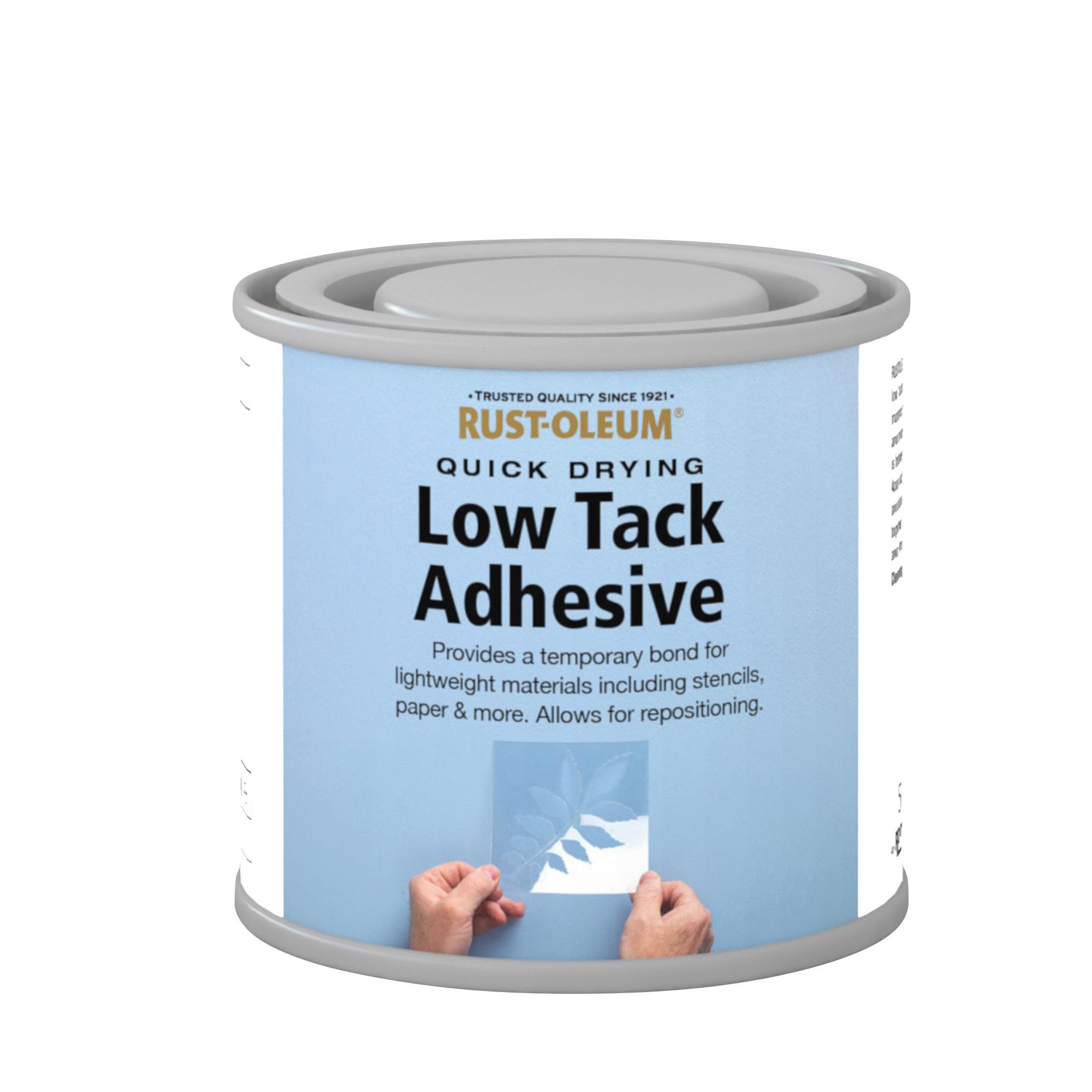 RustOleum Low Tack Adhesive 125ml Departments DIY at B&Q