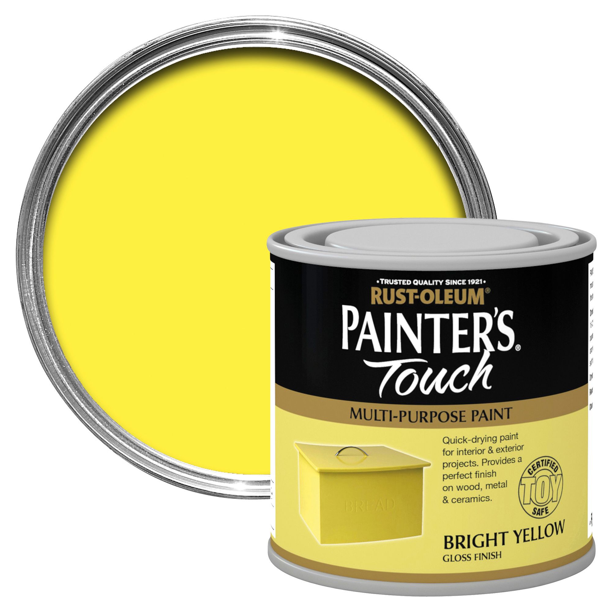 RustOleum Painter's Touch Interior & Exterior Bright Yellow Gloss