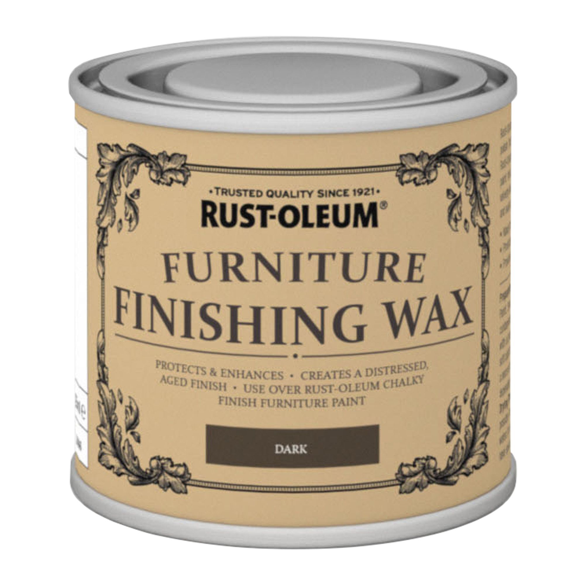 RustOleum Dark Furniture Finishing Wax 125ml Rooms DIY at B&Q