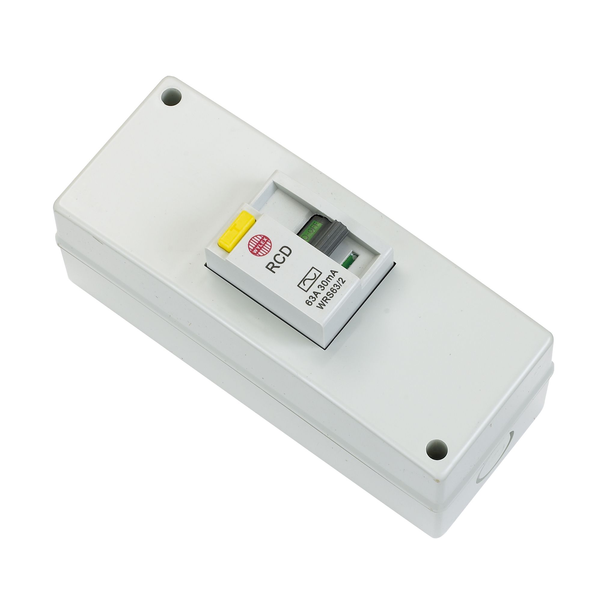 Wylex 63A Single Pole 230V 30Ma Shower Protection Unit RCD Departments DIY at B&Q