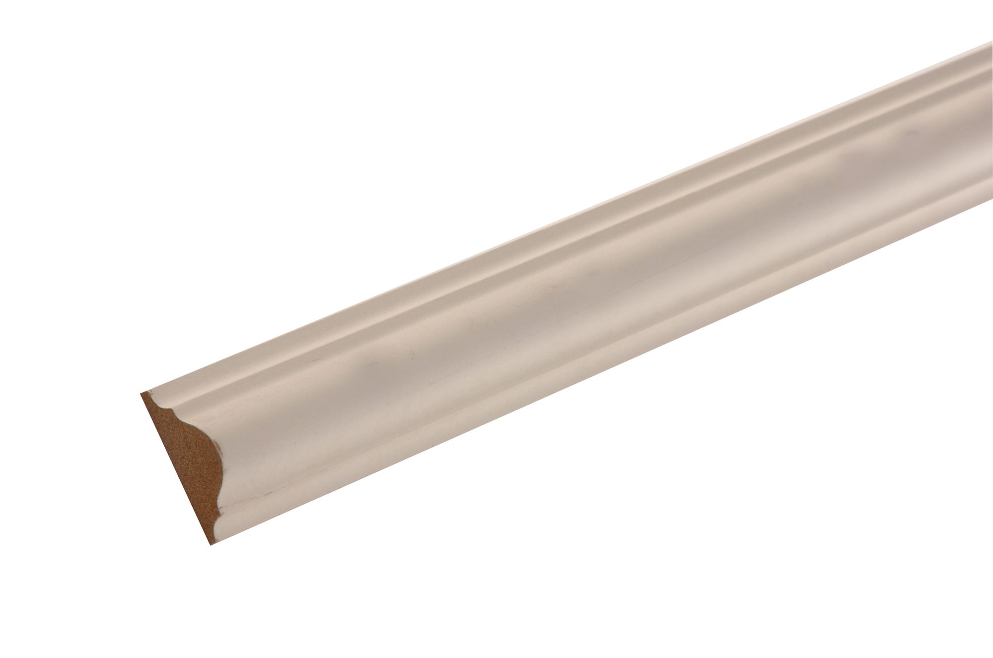 MDF Mouldings Primed Dado Rail (T)18mm (W)44mm (L)2400mm, Pack of 1