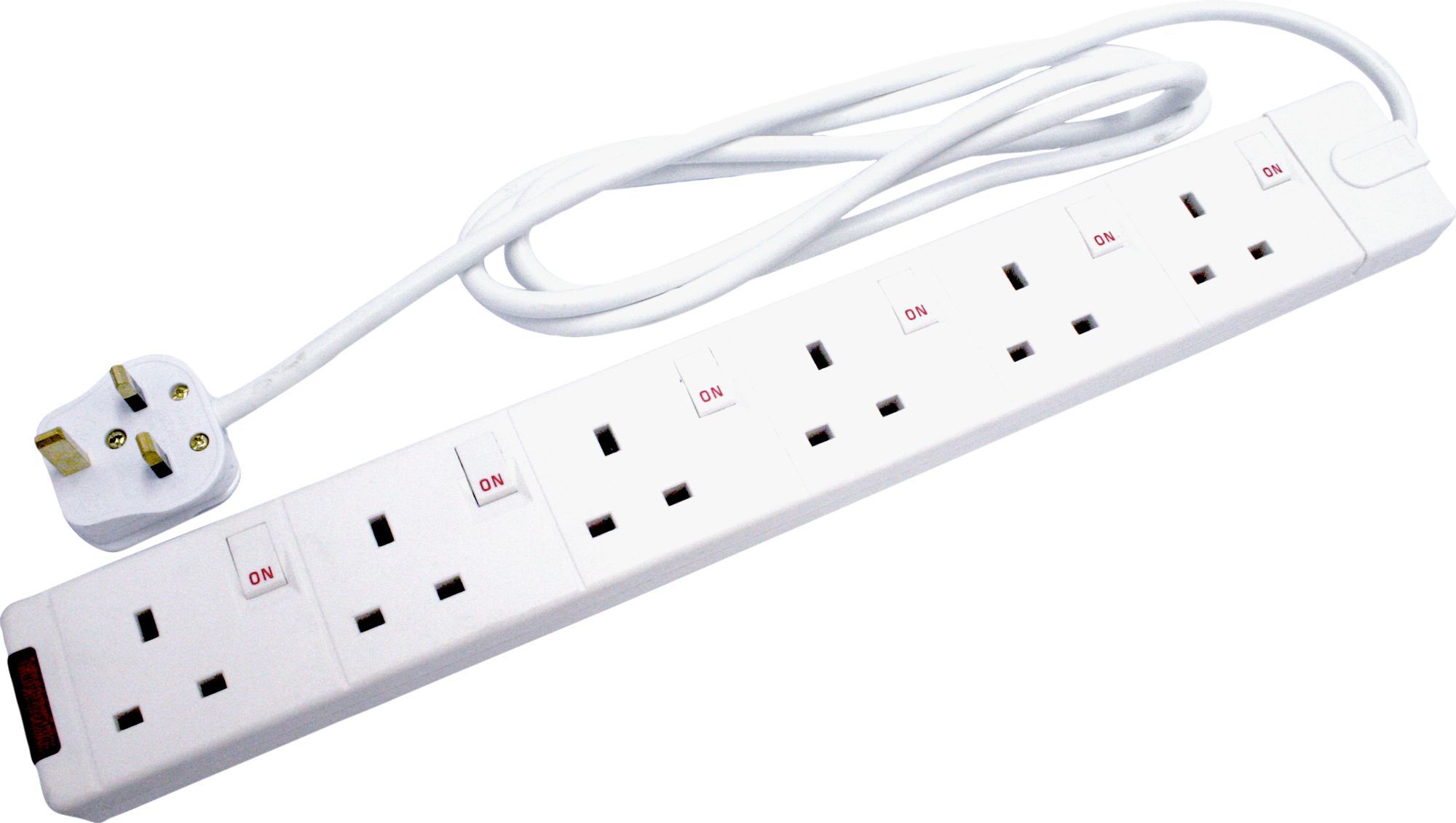 masterplug-6-socket-13-a-internal-switched-extension-lead-2m-white