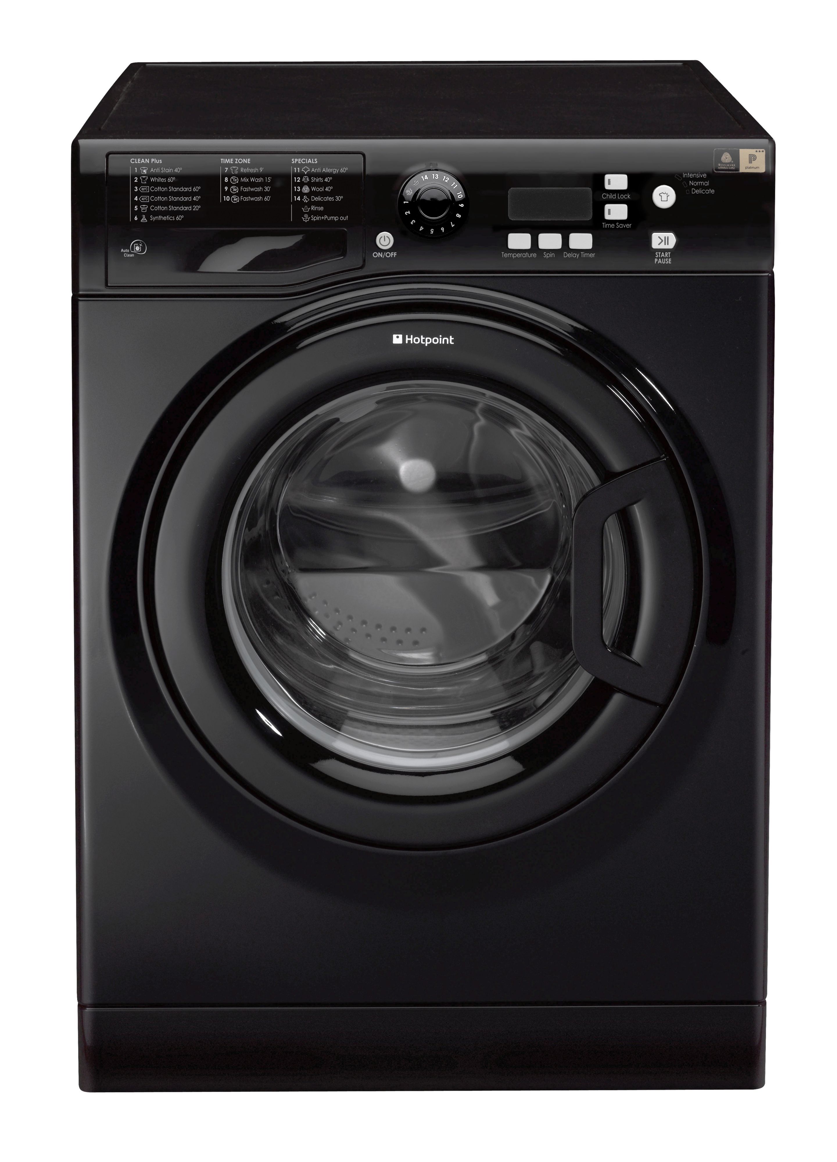 Hotpoint WMXTF942KUK Black Freestanding Washing Machine Departments 