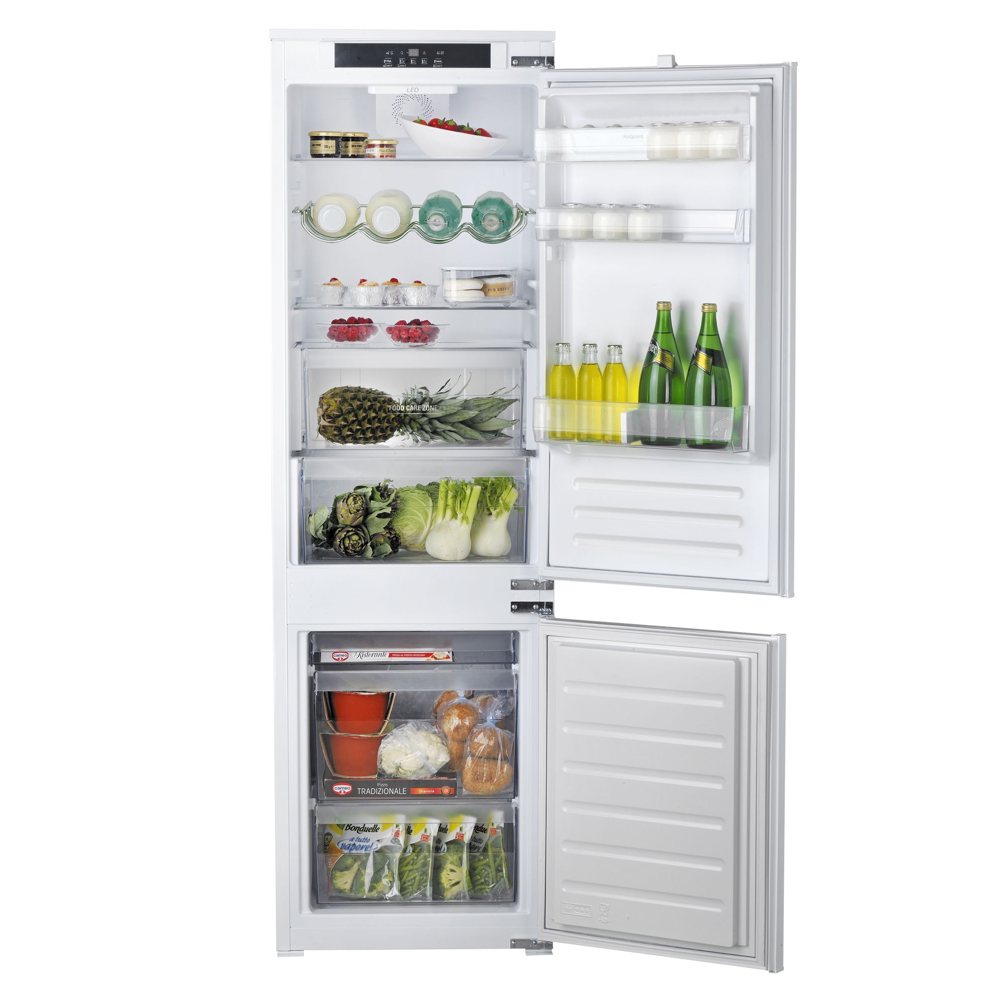 Hotpoint HM7030ECAA03 Built-In White Fridge Freezer | Departments | DIY At B&Q