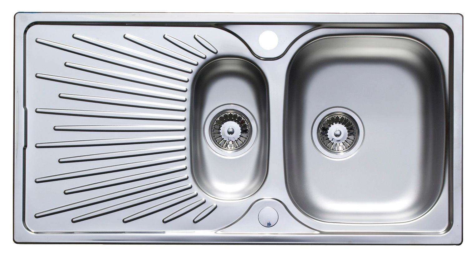 ... Bowl Satin Stainless Steel Sink & Drainer Departments DIY at B&Q