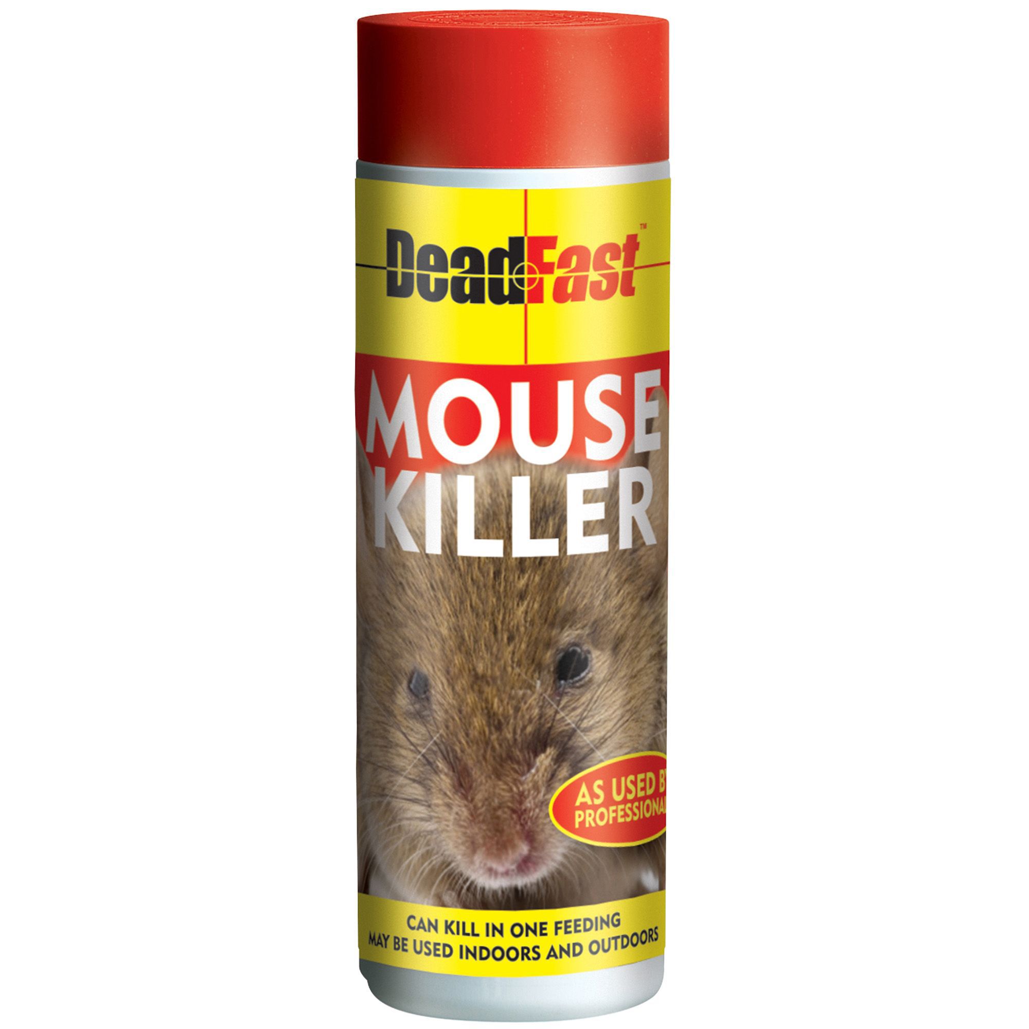 Deadfast Poisonous Bait Mouse Killer 250G Departments DIY at B&Q