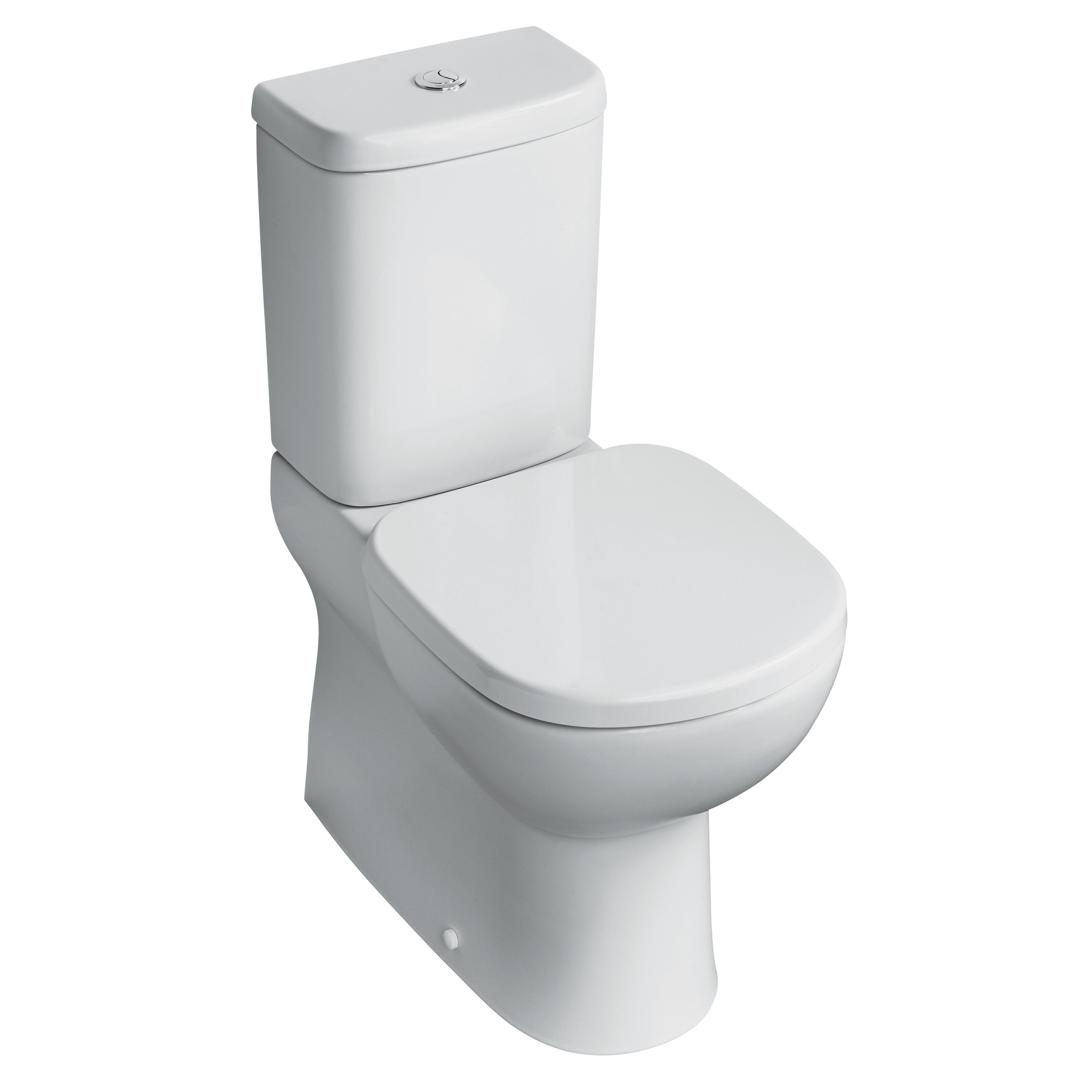 Ideal Standard Kyomi Contemporary Back to Wall CloseCoupled Toilet with Soft Close Seat