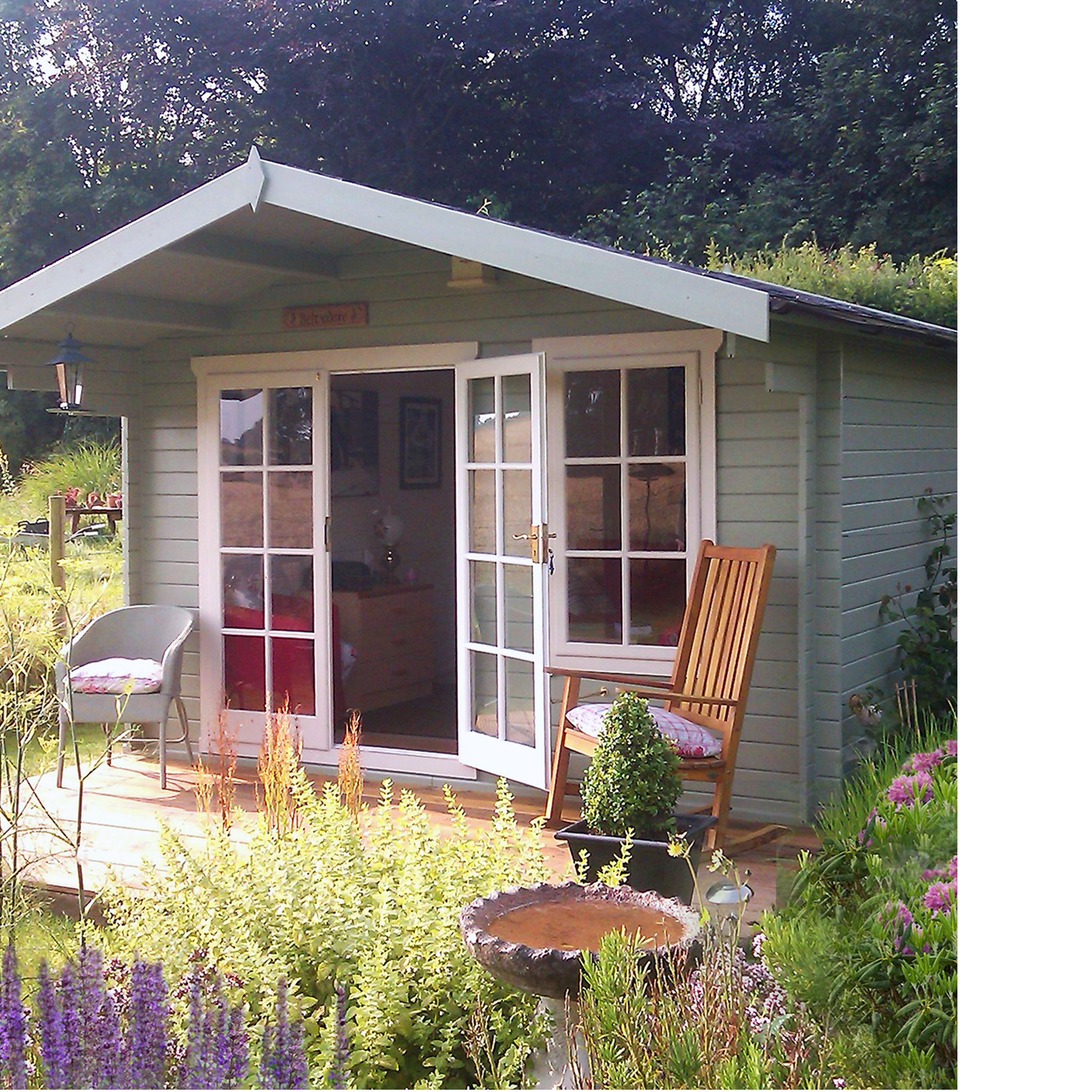 12X12 Cannock 28mm Tongue &amp; Groove Timber Log Cabin with ...