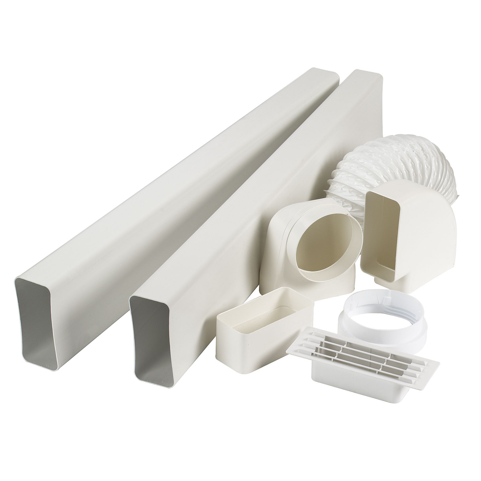 Manrose V7227 Cooker Hood Flat Channel Vent Kit Departments TradePoint