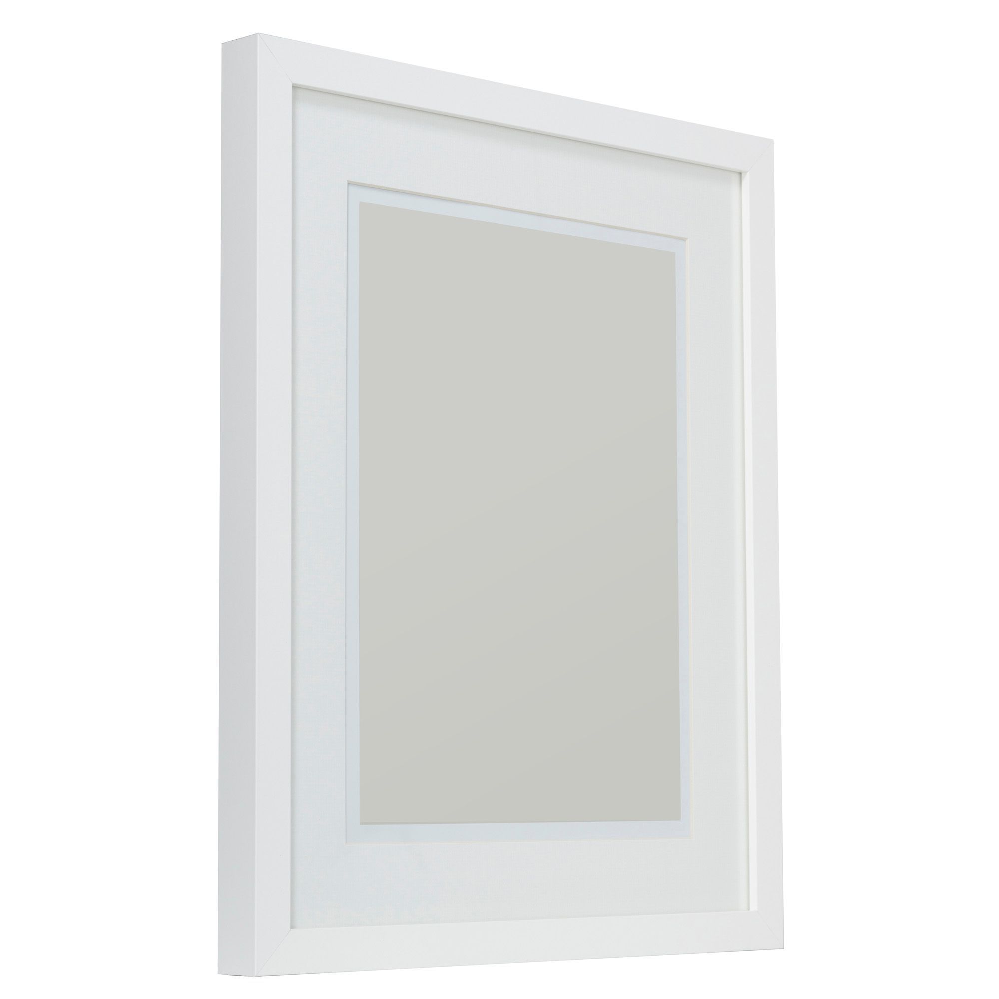 White Single Frame Wood Picture Frame (H)540mm x (W)440mm Departments