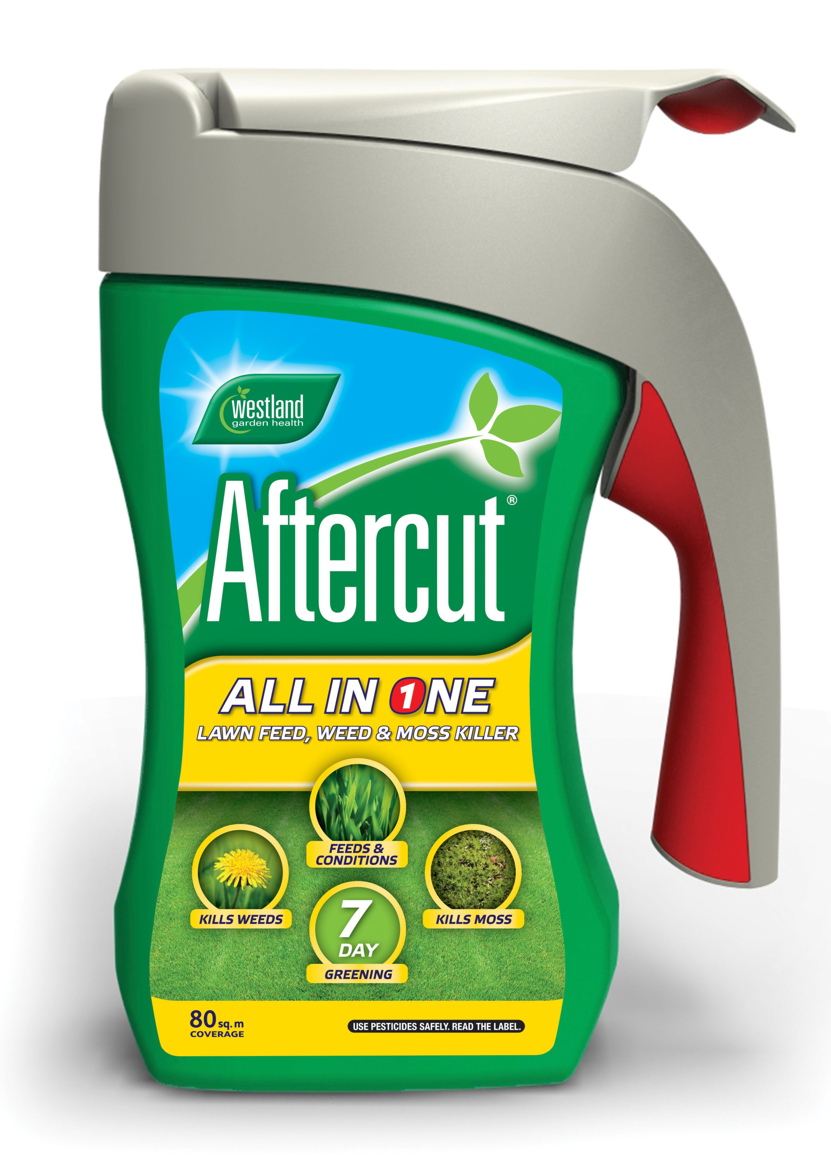 Westland ® Aftercut All In One Lawn Feed, Weed & Moss Killer 2.8kg