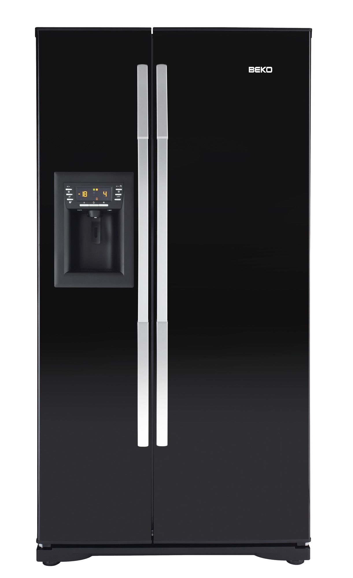 Beko GL32APB Black Freestanding Side By Side Fridge Freezer
