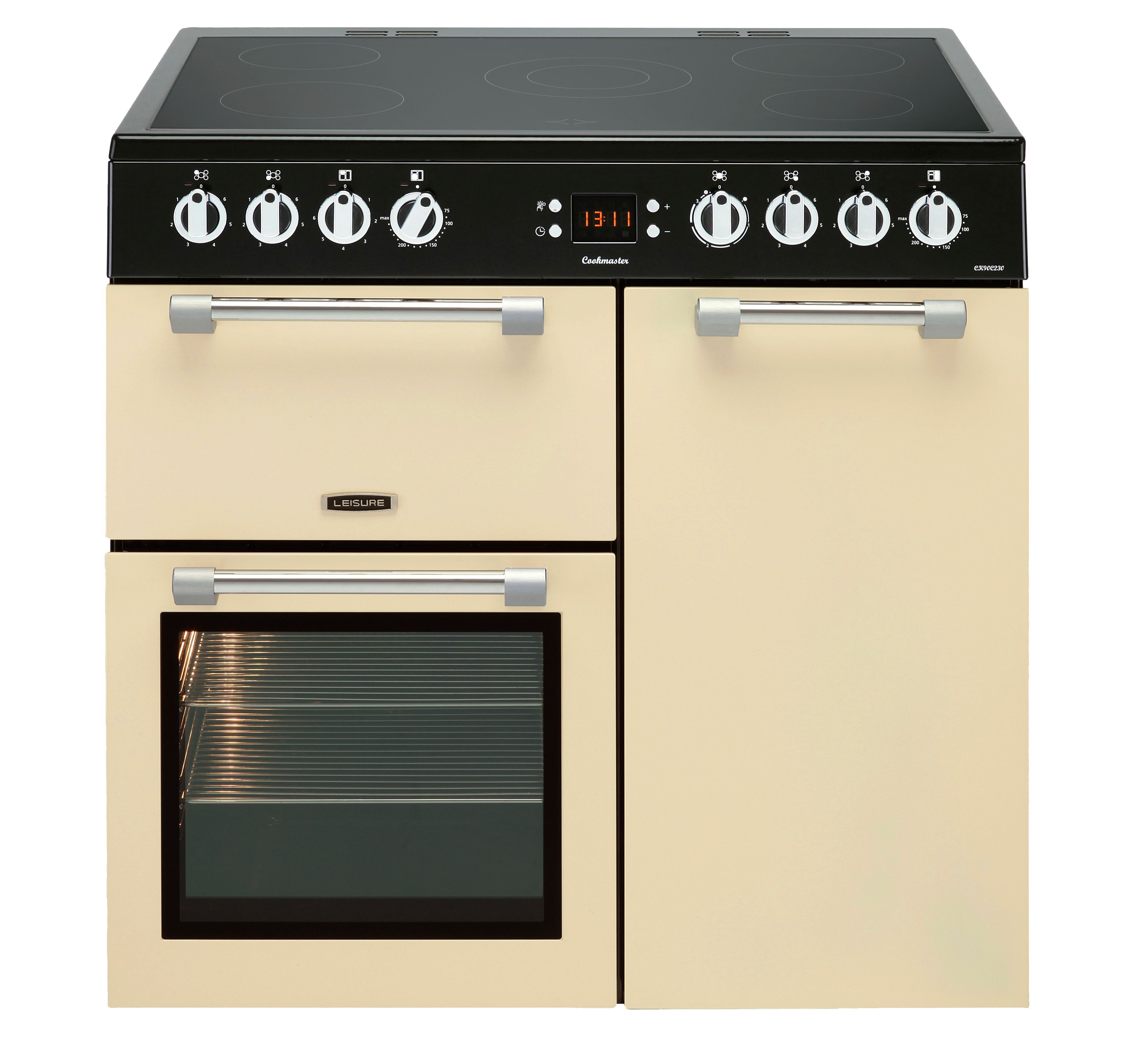 Leisure Freestanding Electric Range Cooker with Electric Hob, CK90C230S