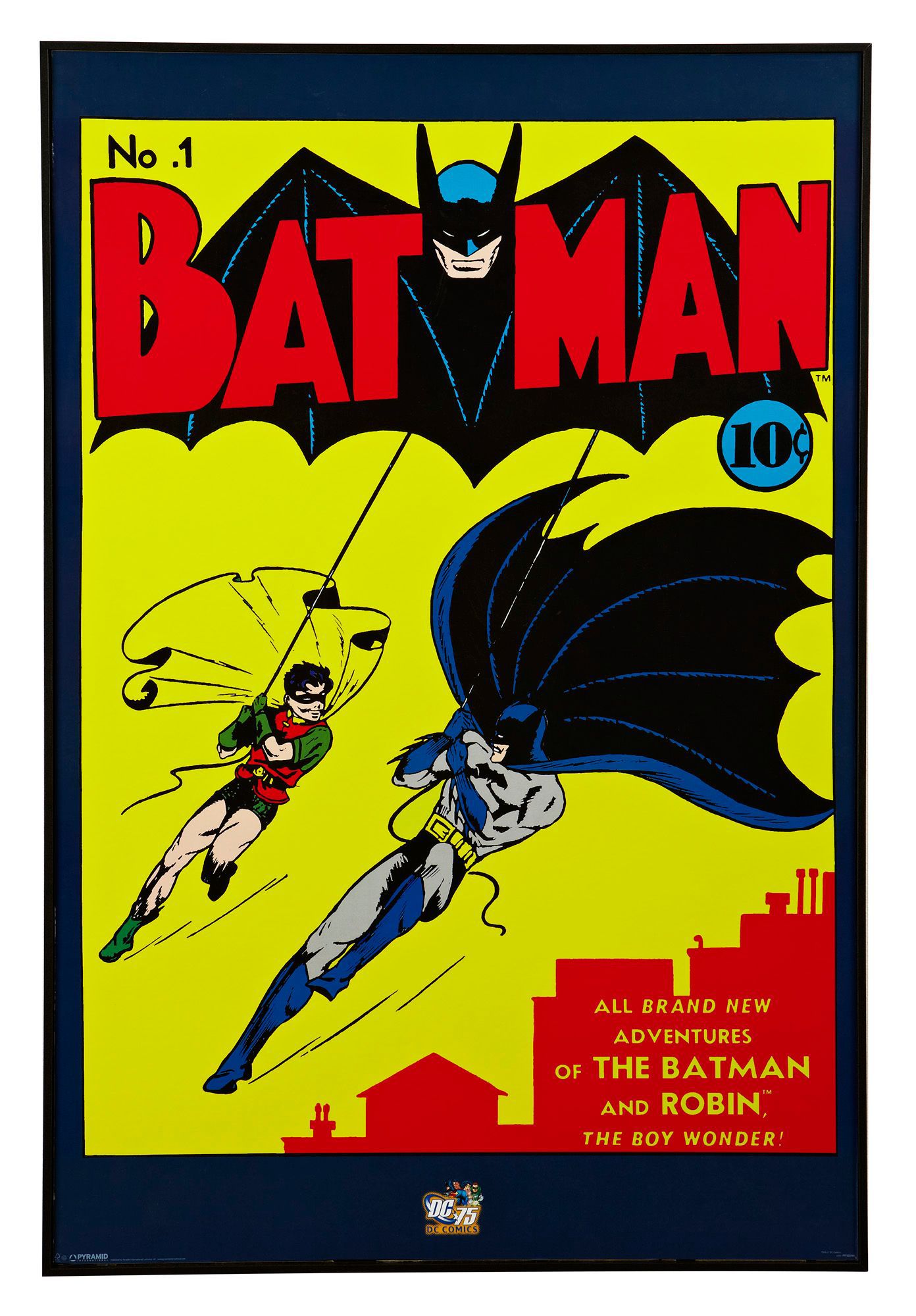 Batman Multicolour Wall Art (W)620mm (H)925mm Departments DIY at B&Q