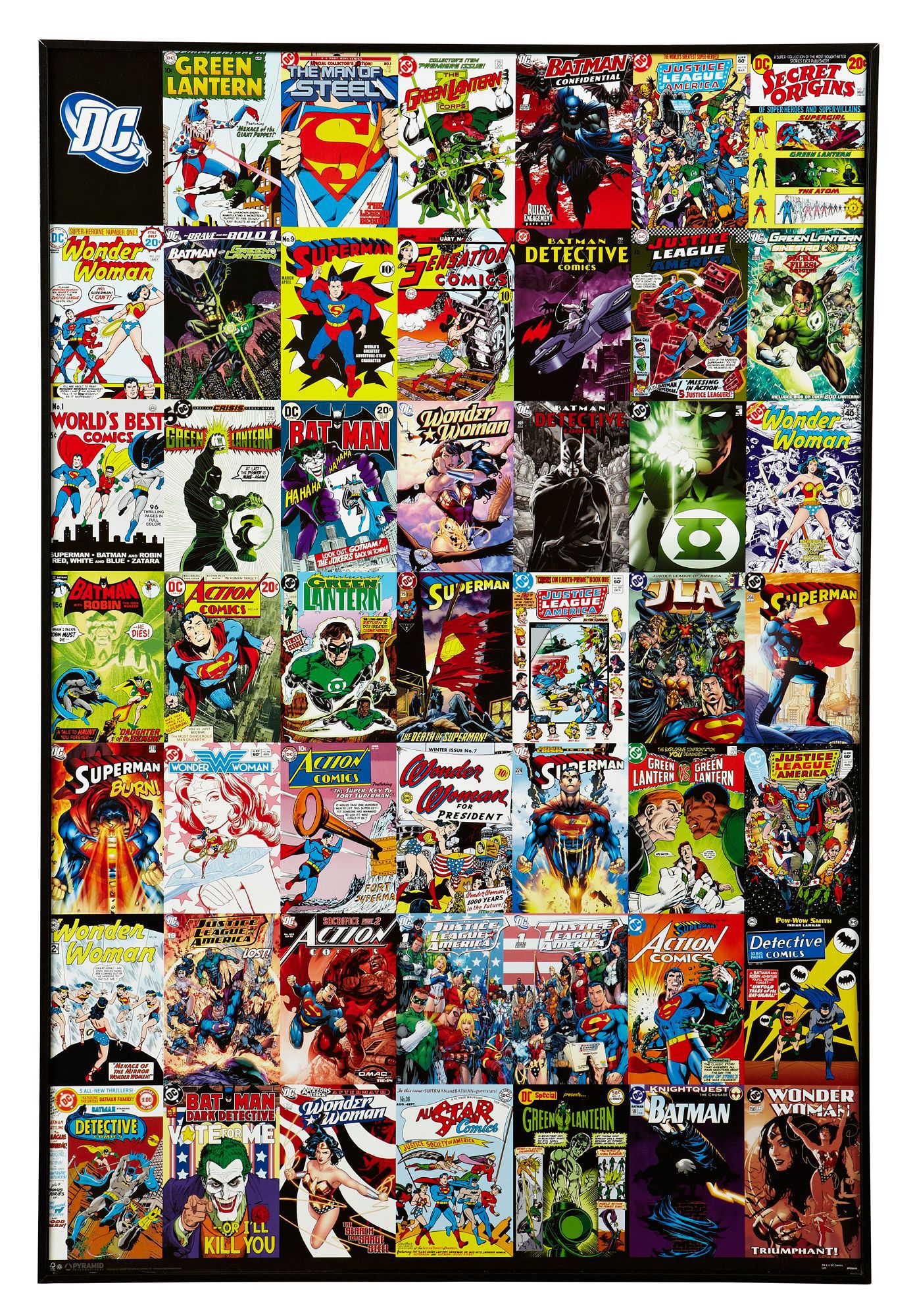 Dc Comic Multicolour Wall Art (W)620mm (H)925mm | Departments | DIY at B&Q