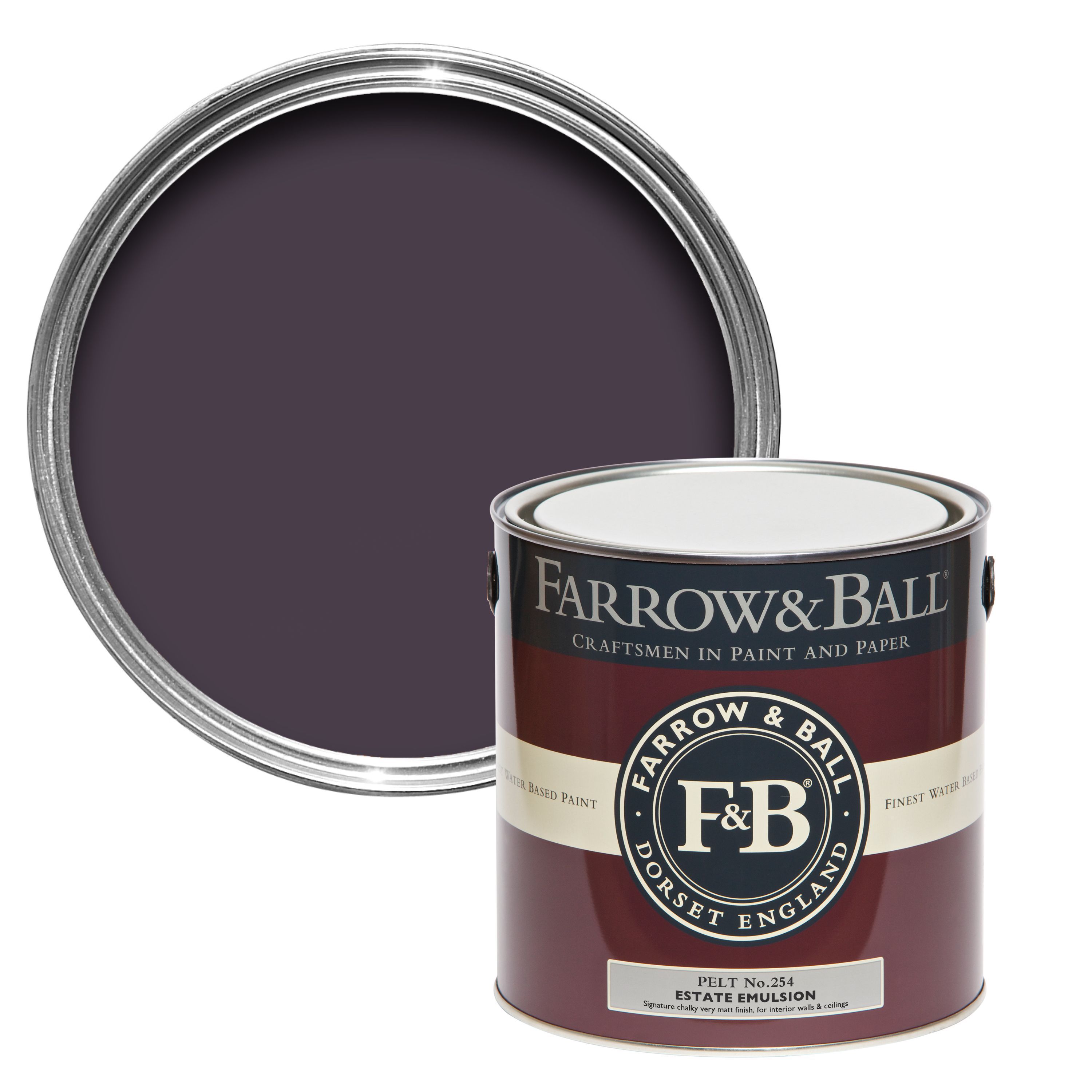 Farrow Ball Pelt No 254 Matt Estate Emulsion Paint 2 5L Departments