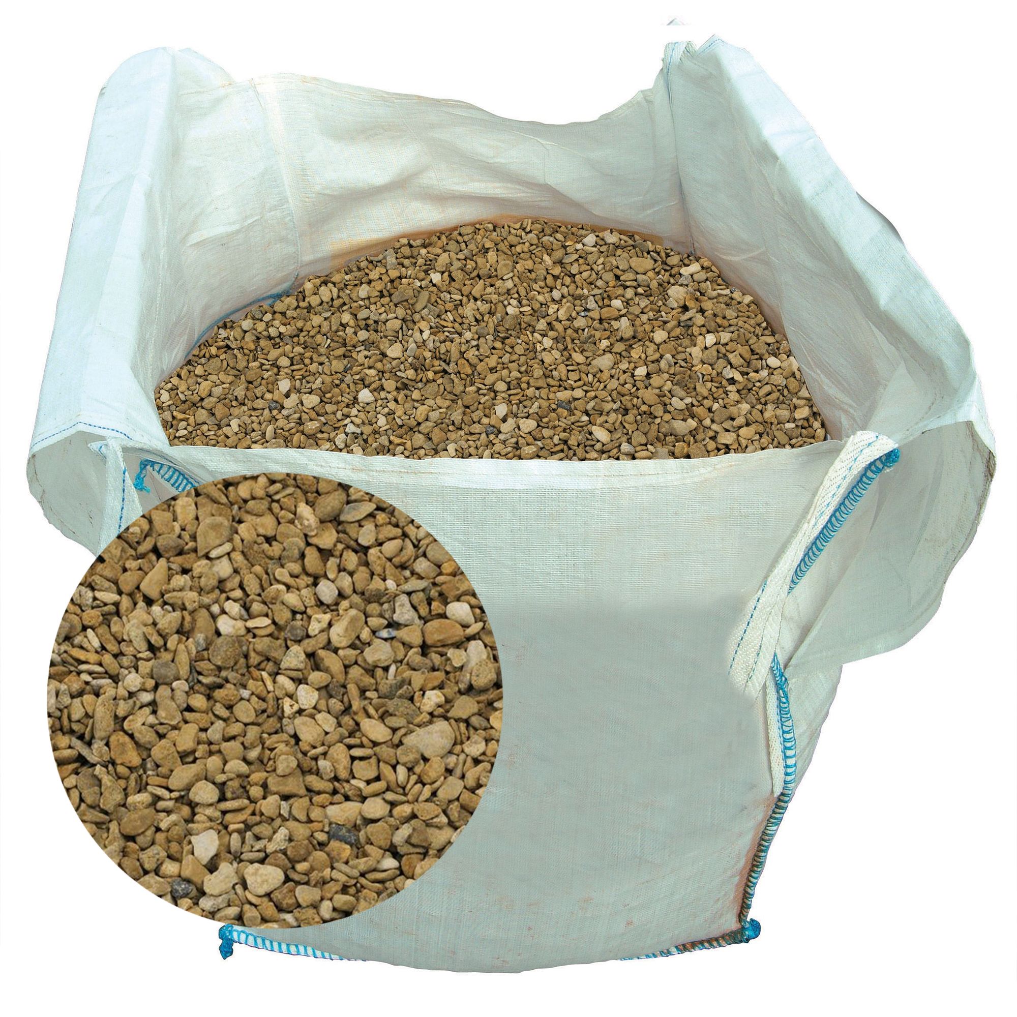 B&Q 20 mm Gravel Bulk Bag Departments DIY at B&Q