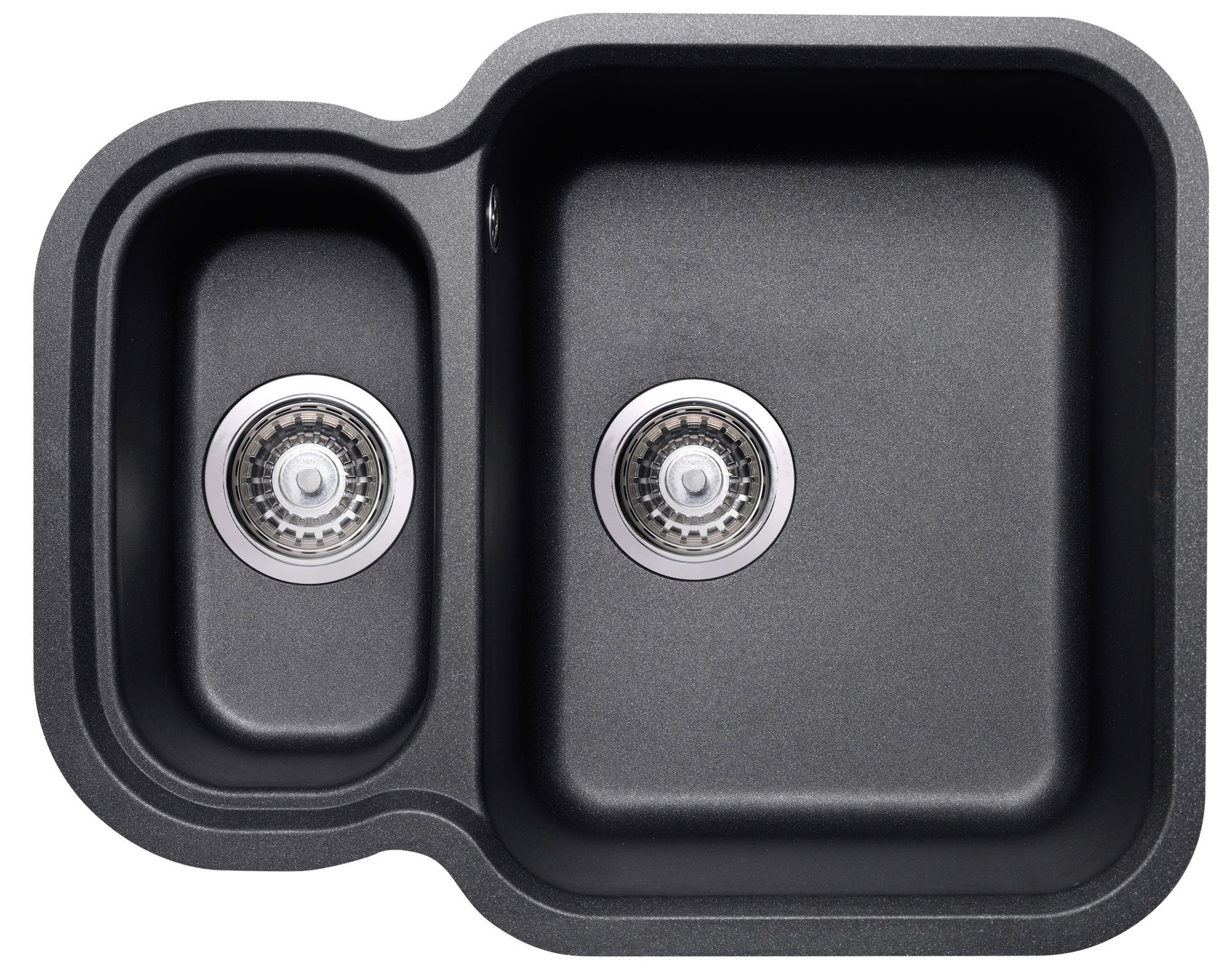 Blanco Nova 1.5 Bowl Black & Silver Sink Departments DIY at B&Q