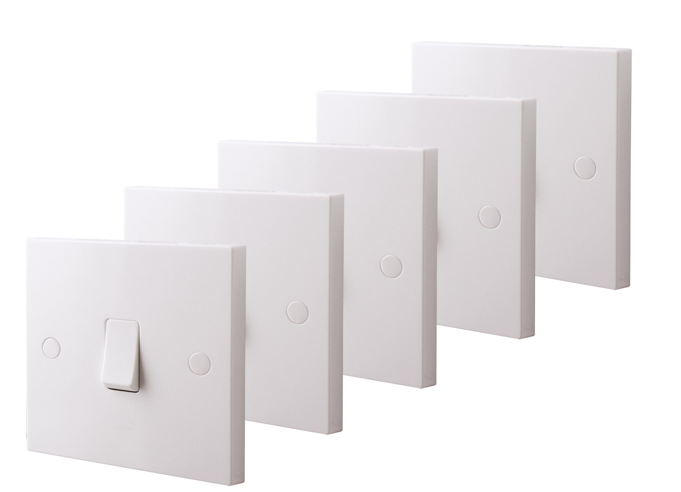 British General 10A 1-Way Double Switch, Pack Of 5 | Departments | DIY ...