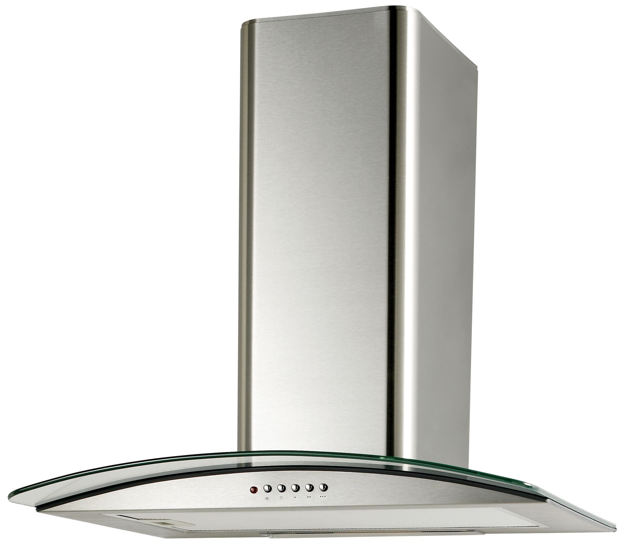 Cooke & Lewis CLGCH60-C Stainless Steel Curved Cooker Hood, (W) 600mm ...