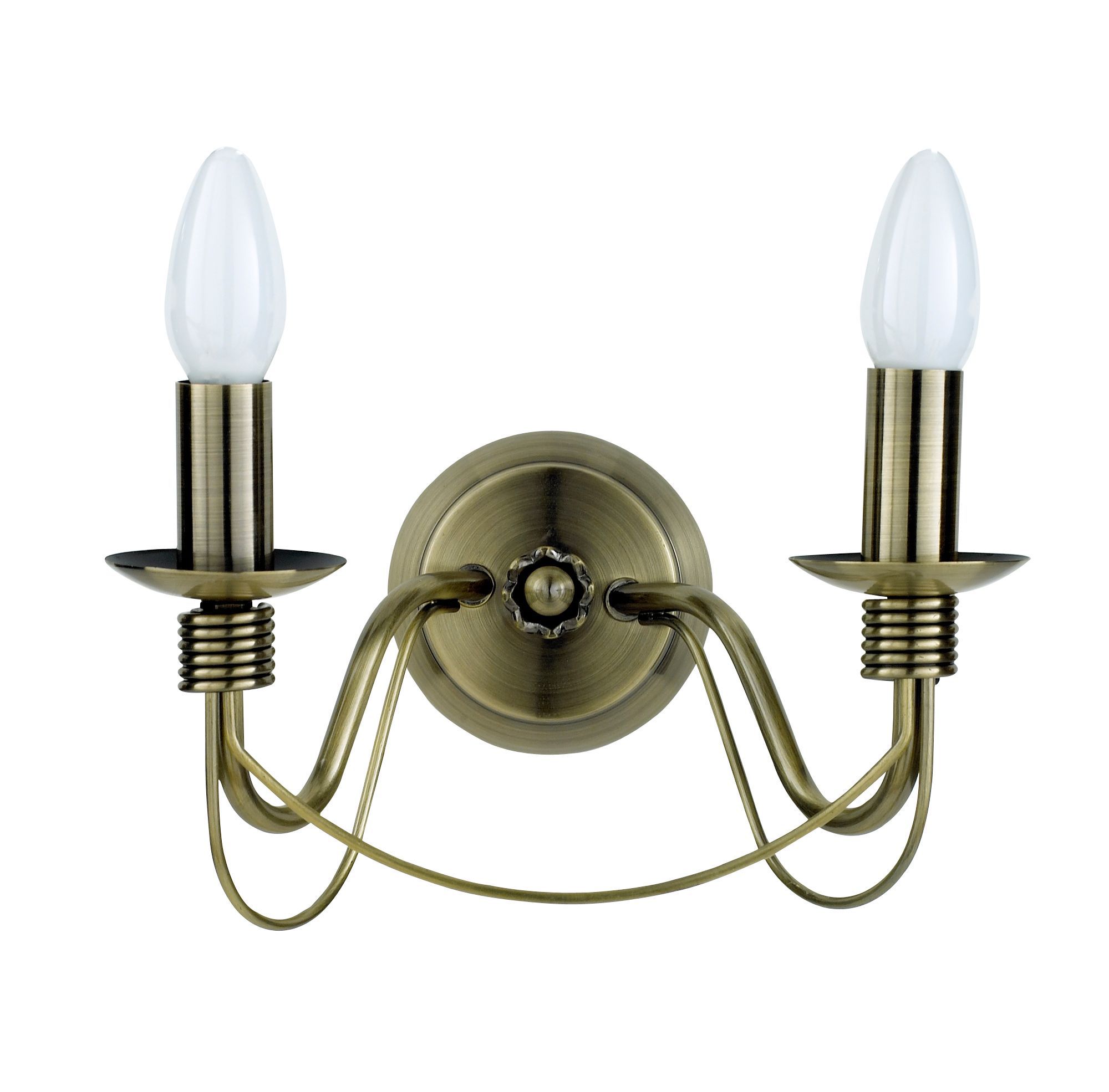 Vas Birdcage Double Wall Light Departments DIY at B&Q