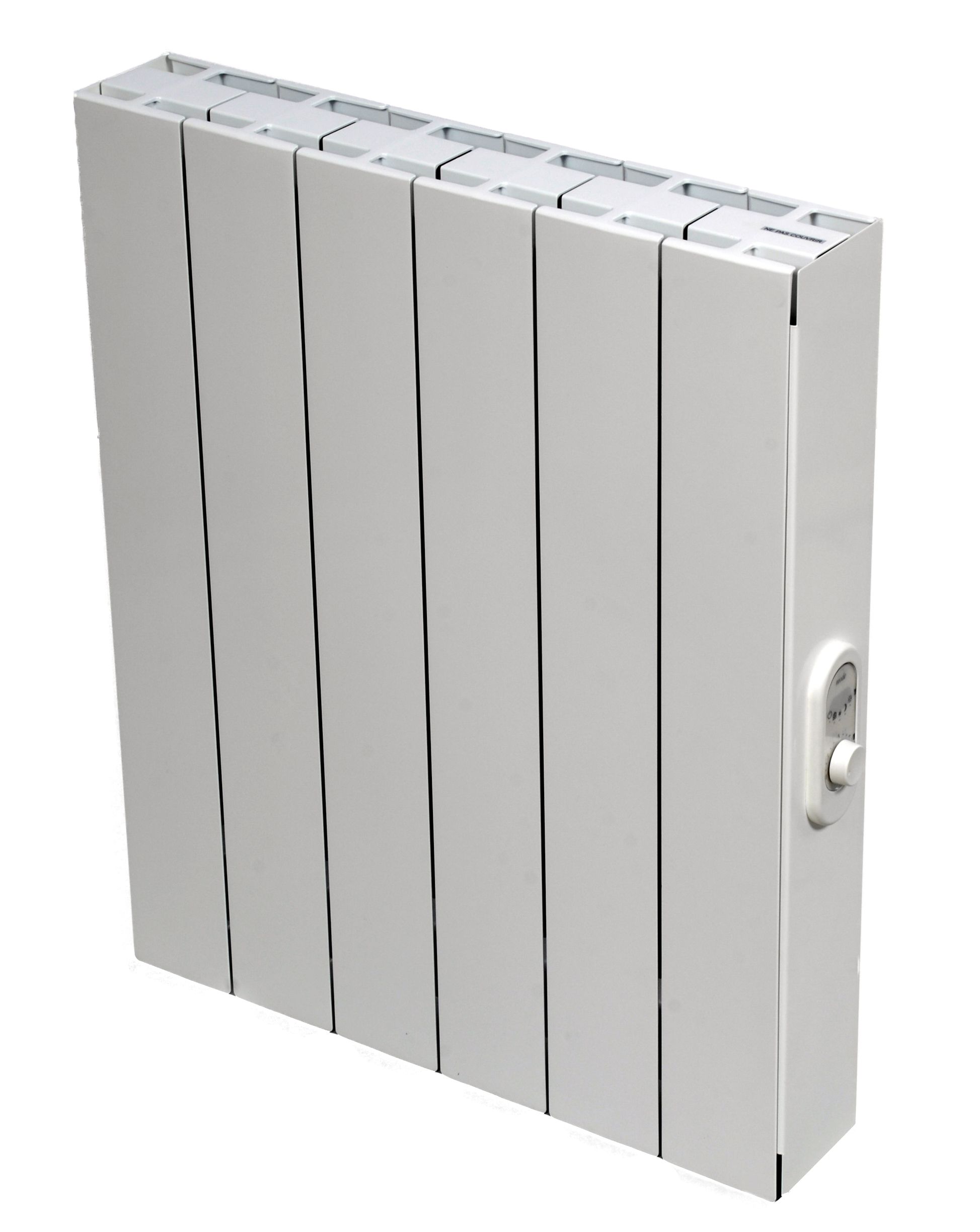 Blyss Electric 1000W White Thermostatic Radiator Departments DIY at B&Q
